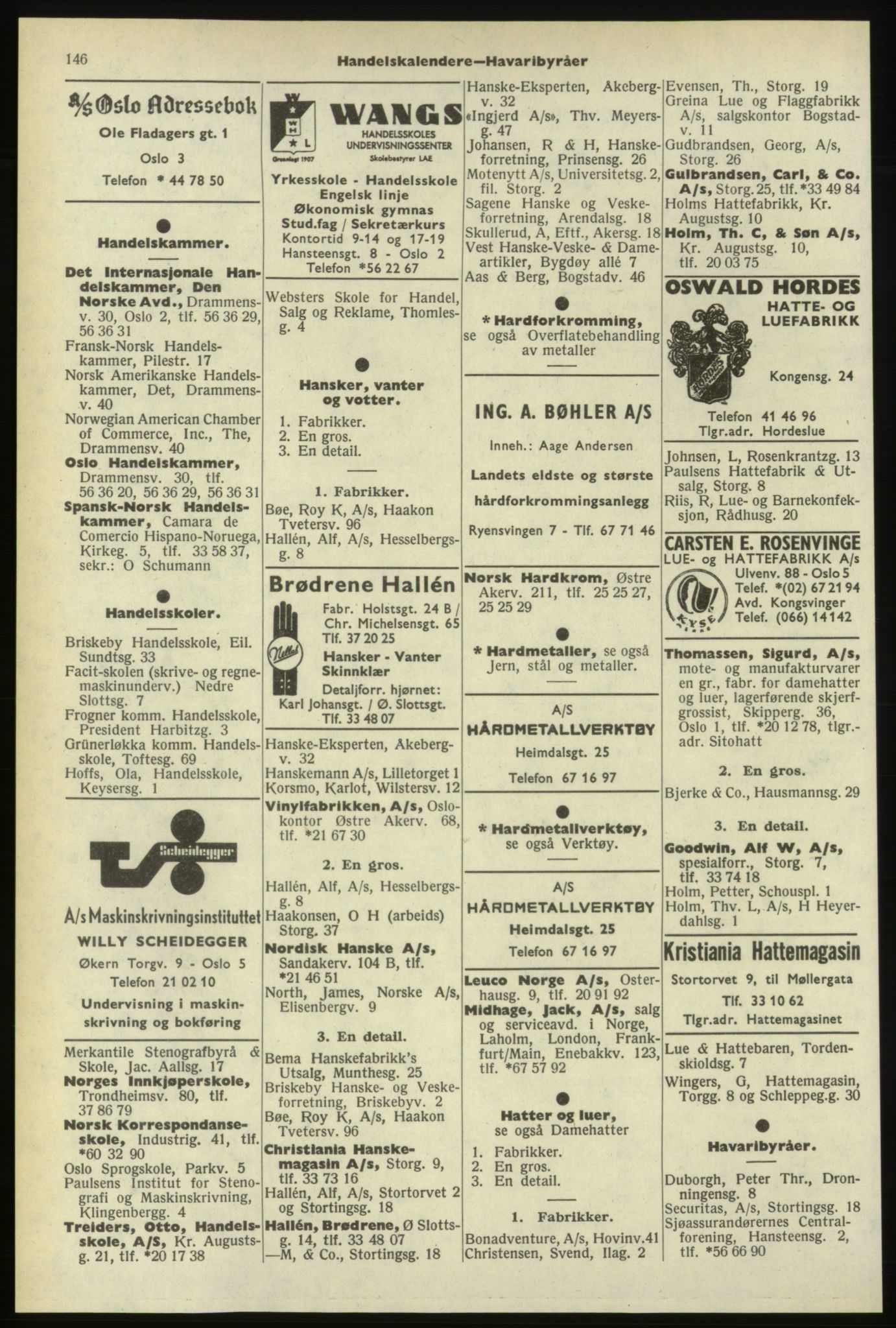 Kristiania/Oslo adressebok, PUBL/-, 1974-1975, p. 146