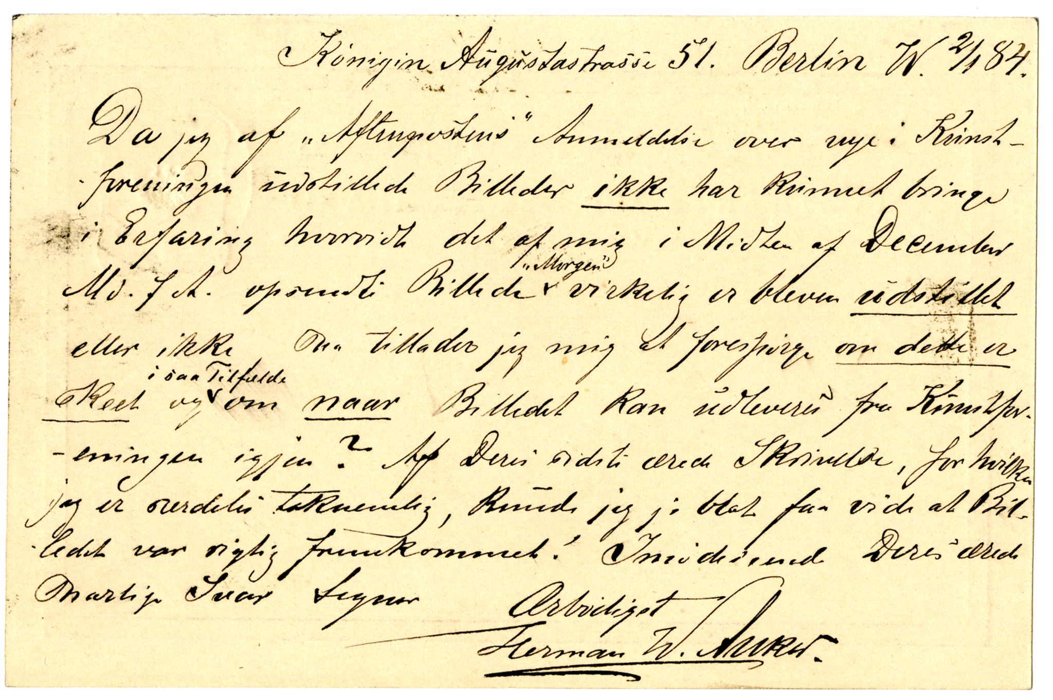 Diderik Maria Aalls brevsamling, NF/Ark-1023/F/L0001: D.M. Aalls brevsamling. A - B, 1738-1889, p. 527