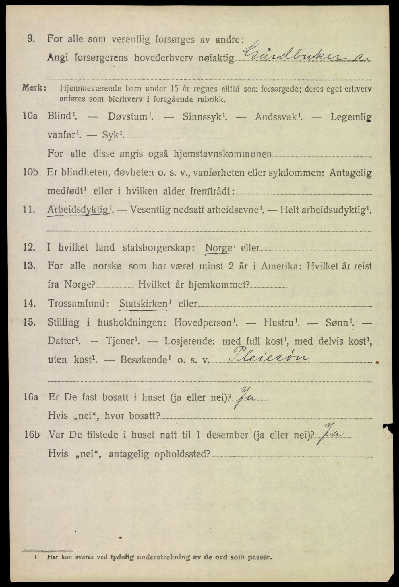 SAH, 1920 census for Brandval, 1920, p. 3761