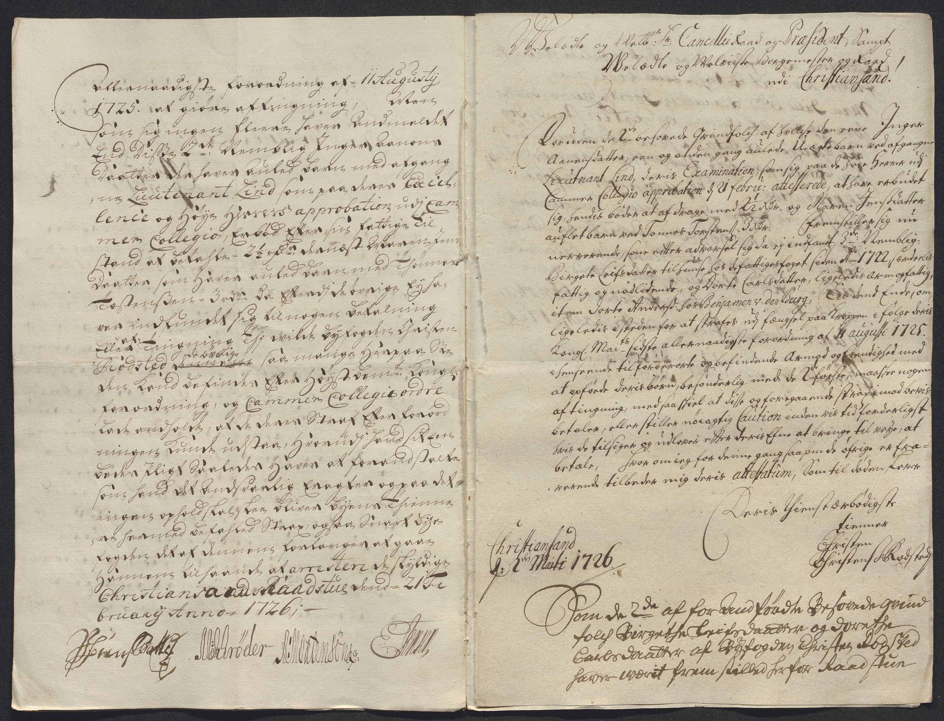 Rentekammeret inntil 1814, Reviderte regnskaper, Byregnskaper, AV/RA-EA-4066/R/Rm/L0286: [M19] Sikt og sakefall, 1719-1727, p. 291