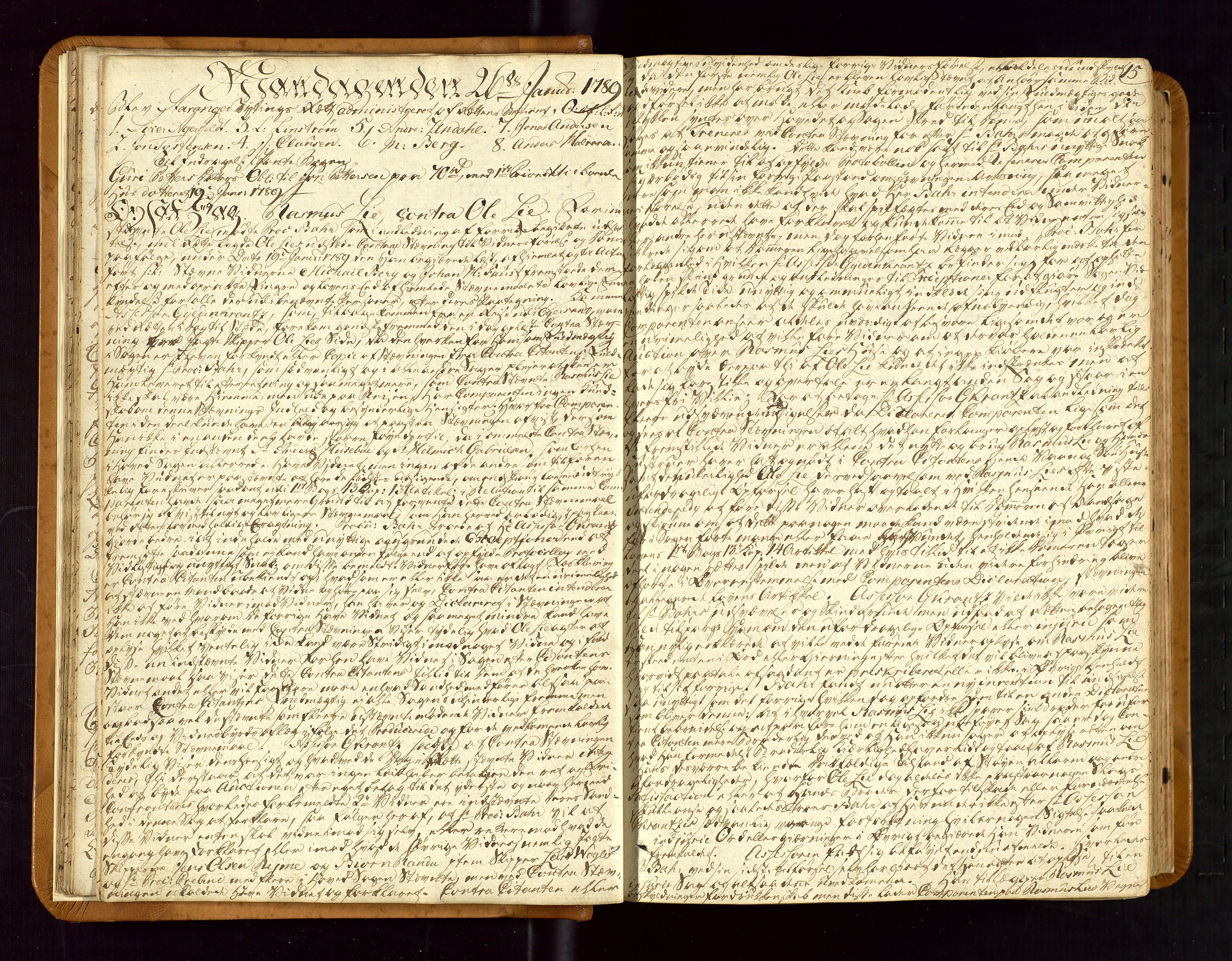 Stavanger byfogd, AV/SAST-A-101408/001/3/30/30BA/L0047: Bytingprotkoll, 1788-1798, p. 14b-15a