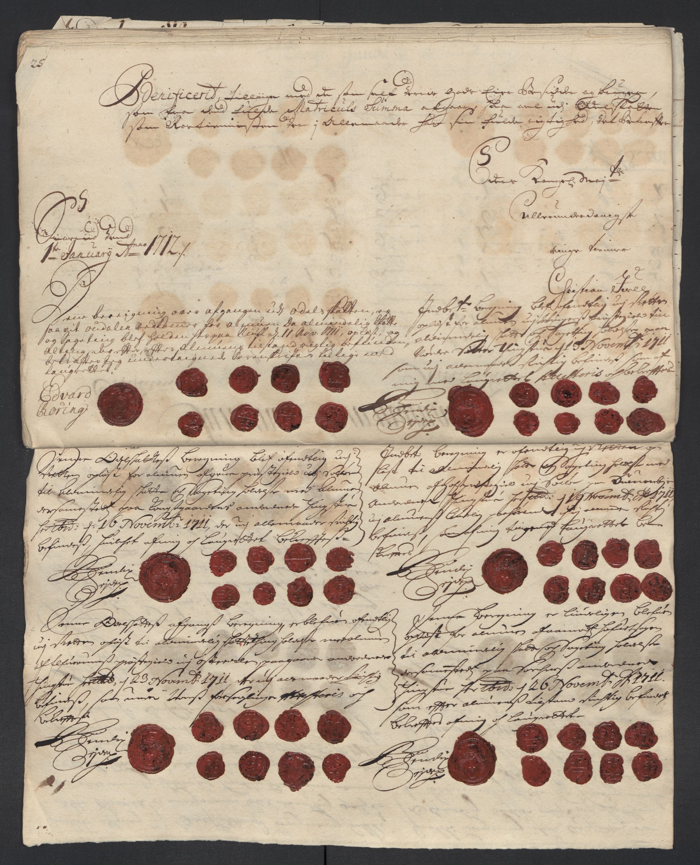 Rentekammeret inntil 1814, Reviderte regnskaper, Fogderegnskap, RA/EA-4092/R13/L0848: Fogderegnskap Solør, Odal og Østerdal, 1711, p. 287