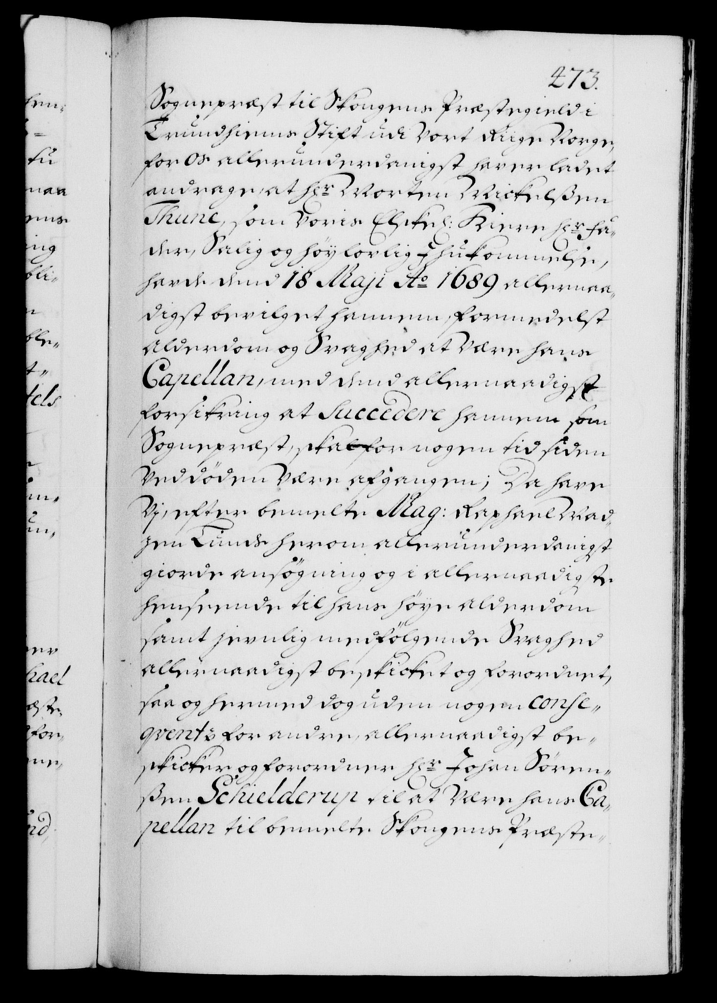 Danske Kanselli 1572-1799, AV/RA-EA-3023/F/Fc/Fca/Fcaa/L0018: Norske registre, 1699-1703, p. 473a