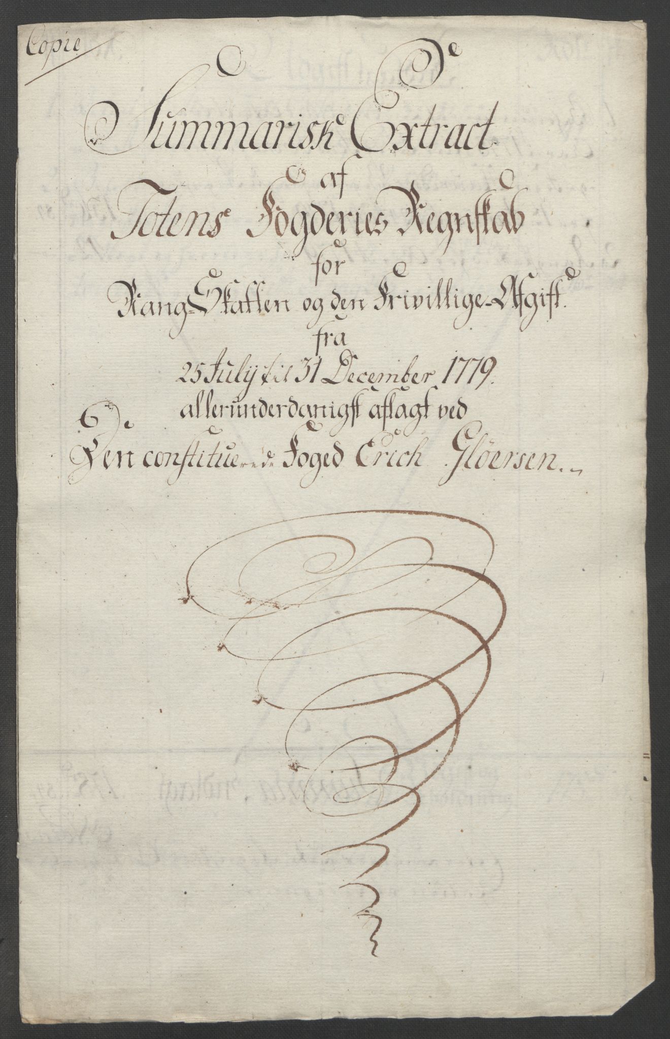 Rentekammeret inntil 1814, Reviderte regnskaper, Fogderegnskap, RA/EA-4092/R19/L1399: Fogderegnskap Toten, Hadeland og Vardal, 1762-1783, p. 498