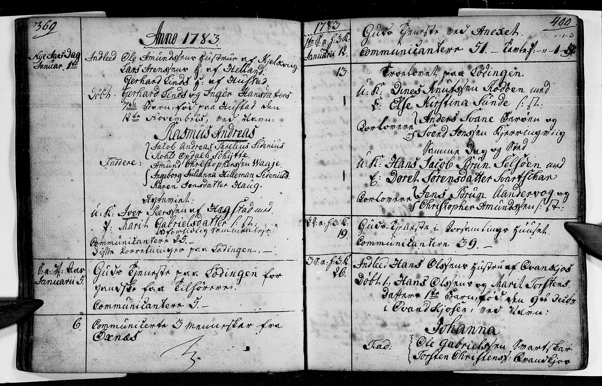 Ministerialprotokoller, klokkerbøker og fødselsregistre - Nordland, SAT/A-1459/872/L1029: Parish register (official) no. 872A04, 1765-1787, p. 369-400