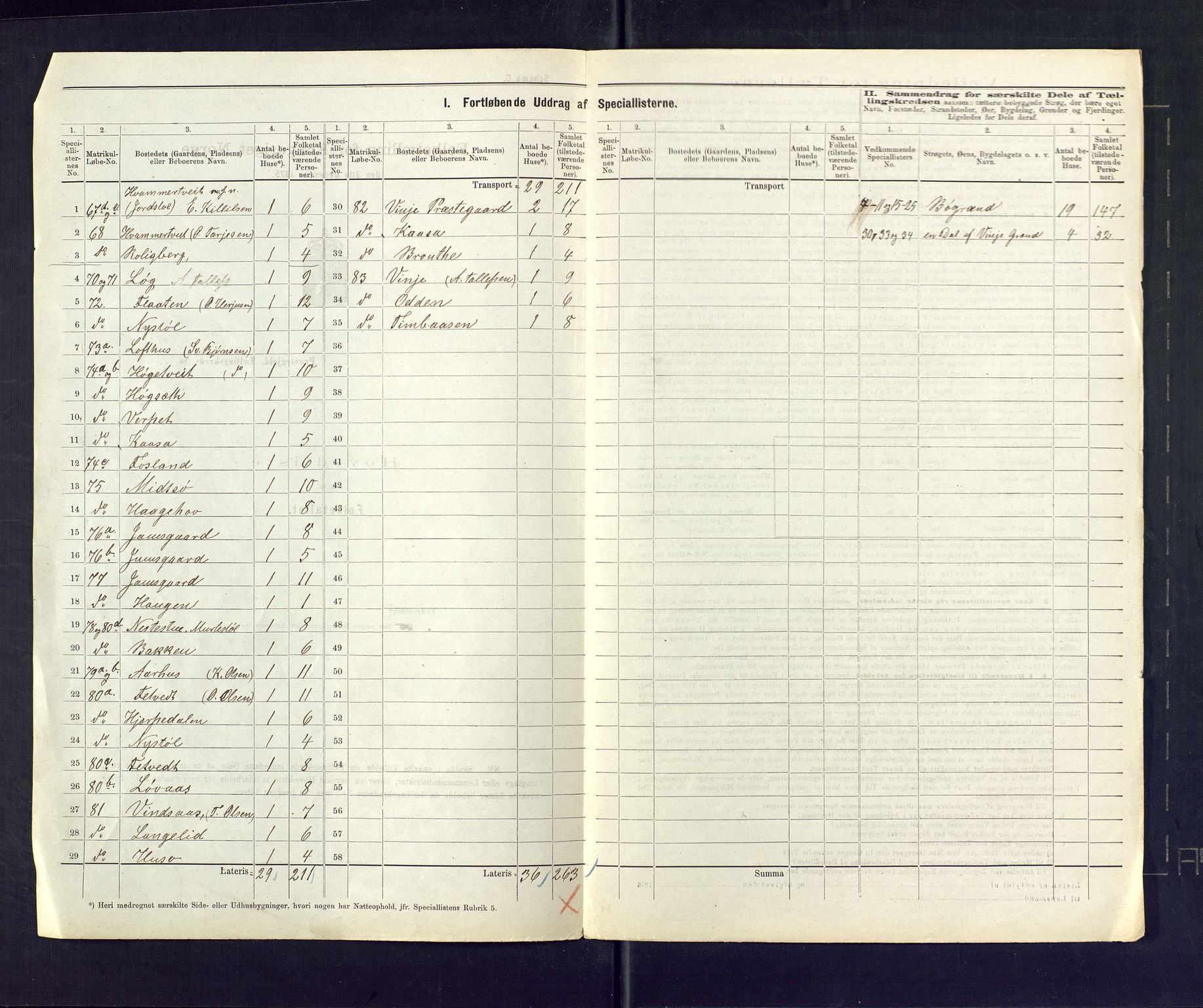 SAKO, 1875 census for 0834P Vinje, 1875, p. 19