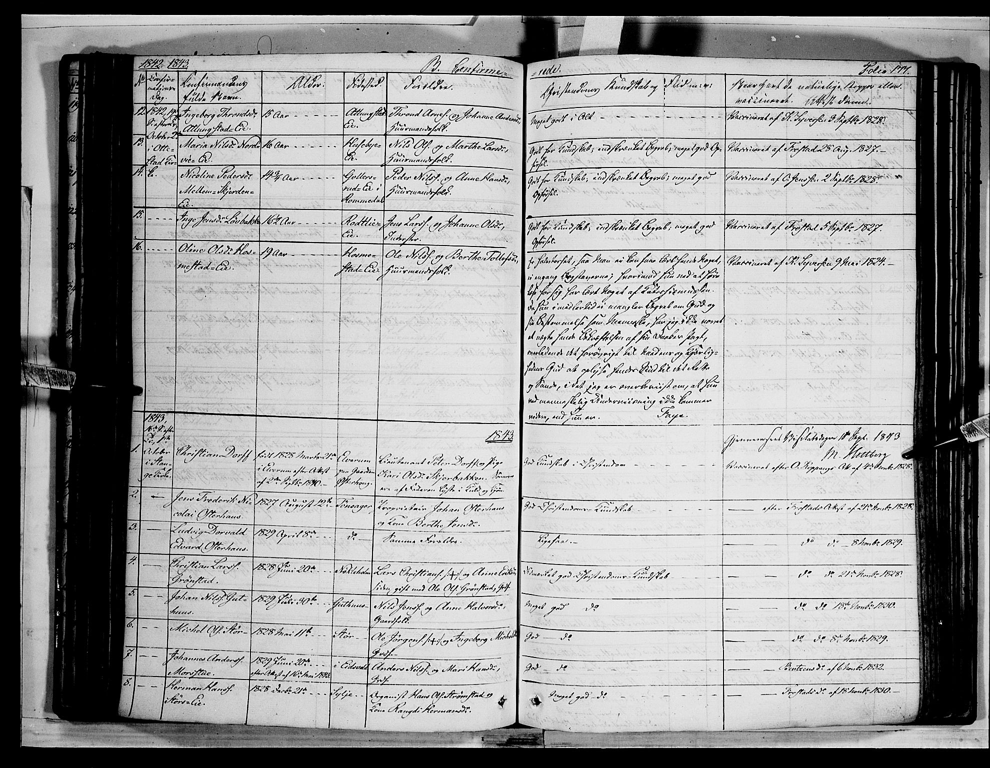 Stange prestekontor, AV/SAH-PREST-002/K/L0010: Parish register (official) no. 10, 1835-1845, p. 177