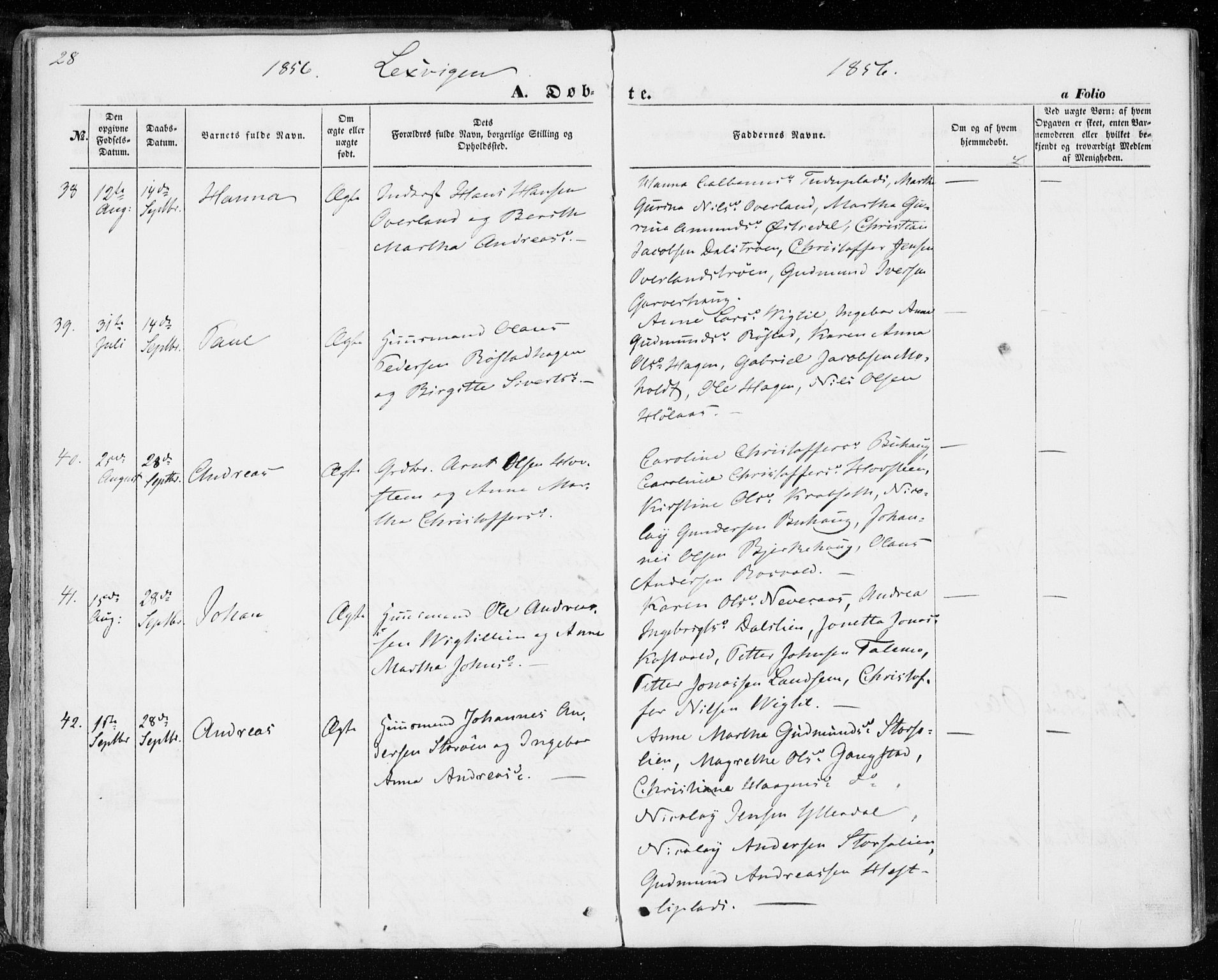 Ministerialprotokoller, klokkerbøker og fødselsregistre - Nord-Trøndelag, SAT/A-1458/701/L0008: Parish register (official) no. 701A08 /1, 1854-1863, p. 28