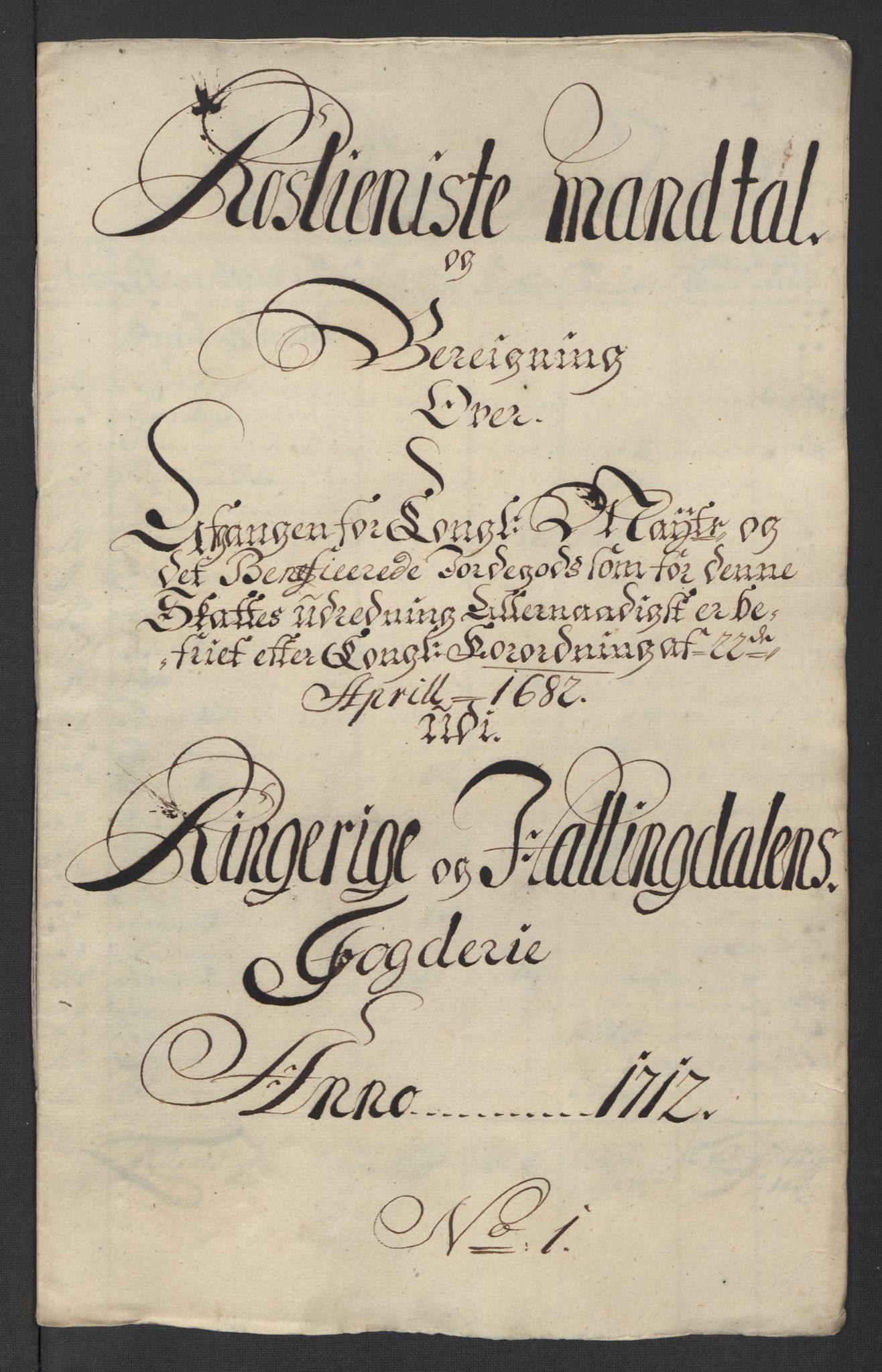 Rentekammeret inntil 1814, Reviderte regnskaper, Fogderegnskap, AV/RA-EA-4092/R23/L1470: Fogderegnskap Ringerike og Hallingdal, 1712, p. 24