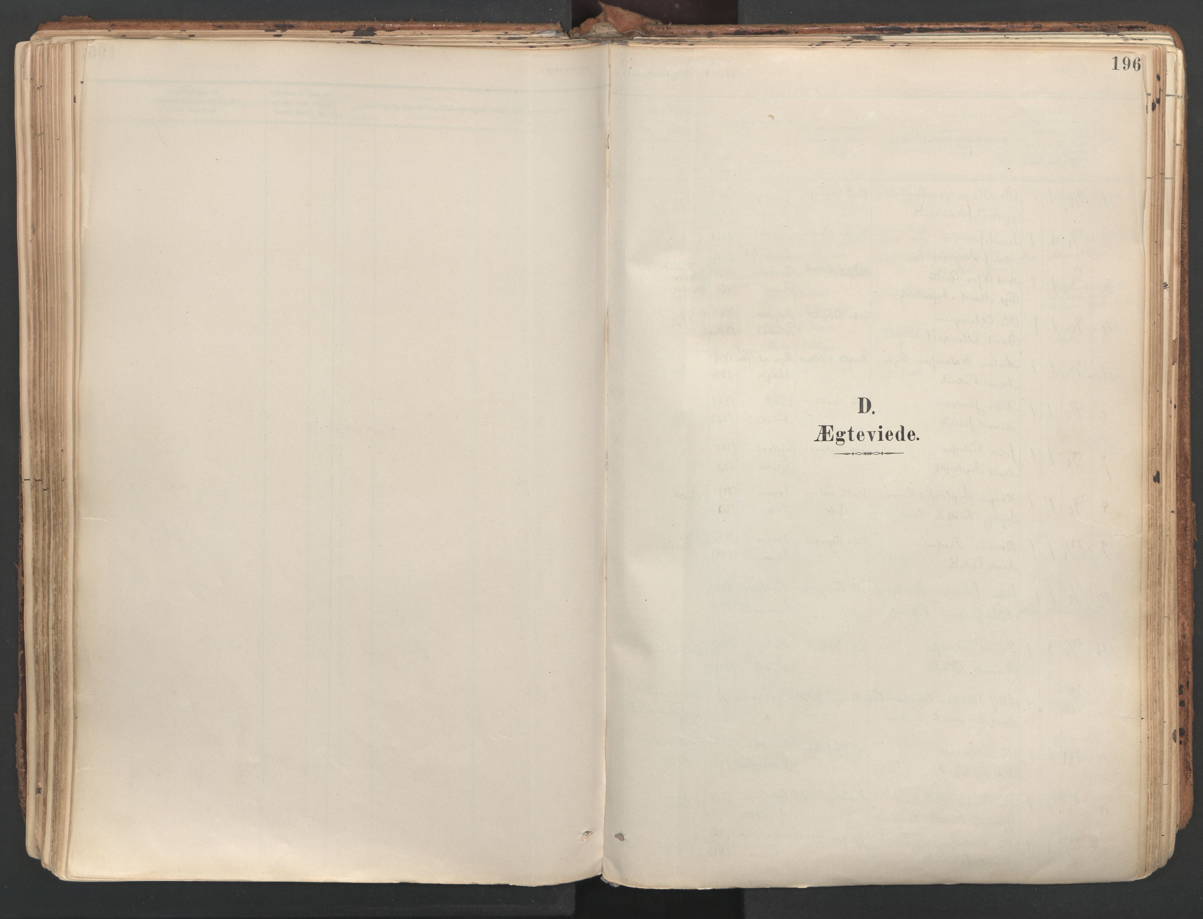 Ministerialprotokoller, klokkerbøker og fødselsregistre - Sør-Trøndelag, SAT/A-1456/687/L1004: Parish register (official) no. 687A10, 1891-1923, p. 196