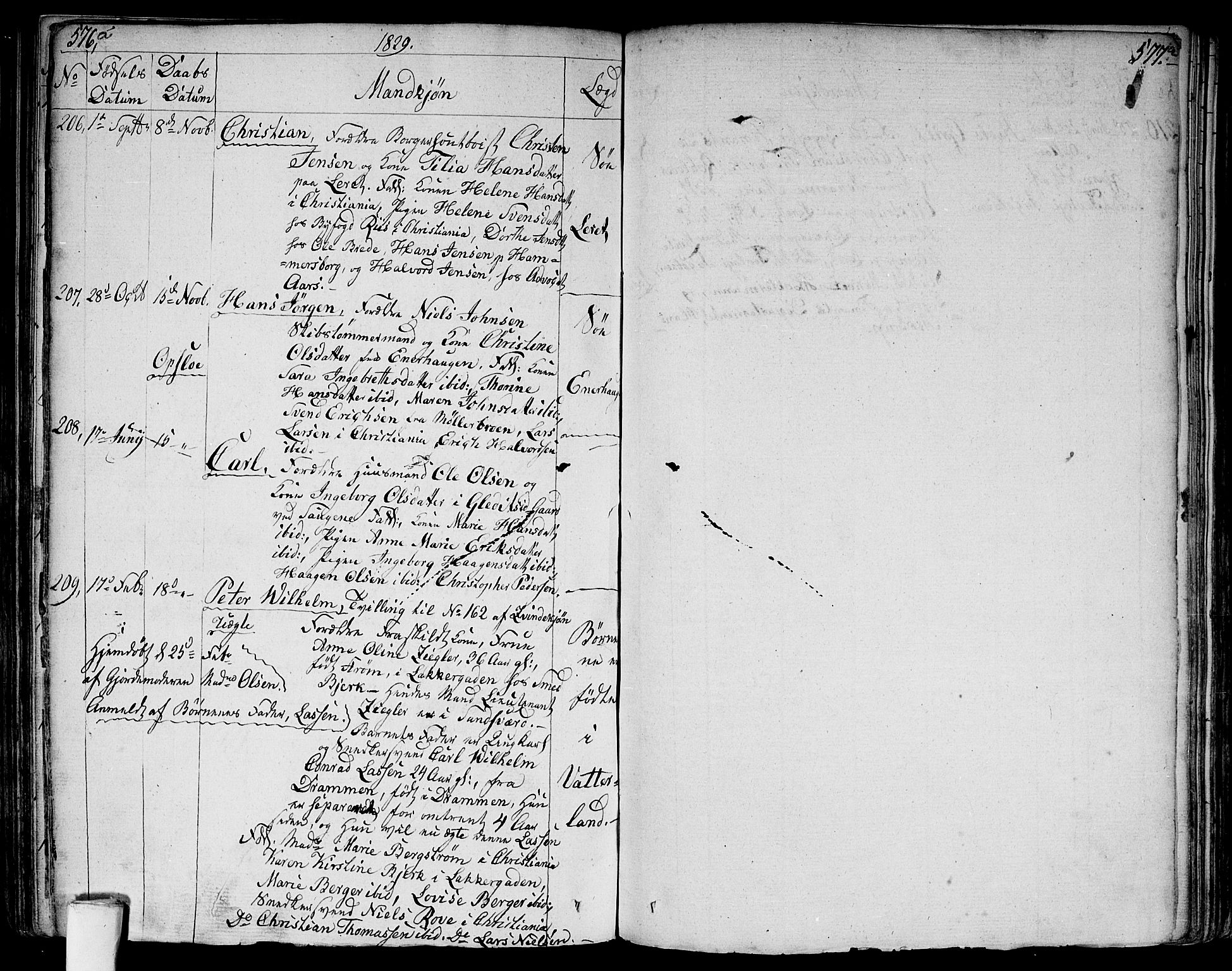 Aker prestekontor kirkebøker, AV/SAO-A-10861/G/L0004: Parish register (copy) no. 4, 1819-1829, p. 570g-570h