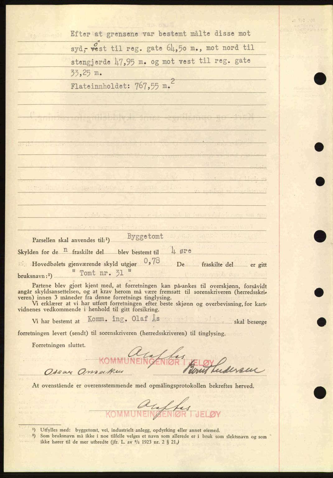 Moss sorenskriveri, SAO/A-10168: Mortgage book no. A5, 1938-1939, Diary no: : 687/1939