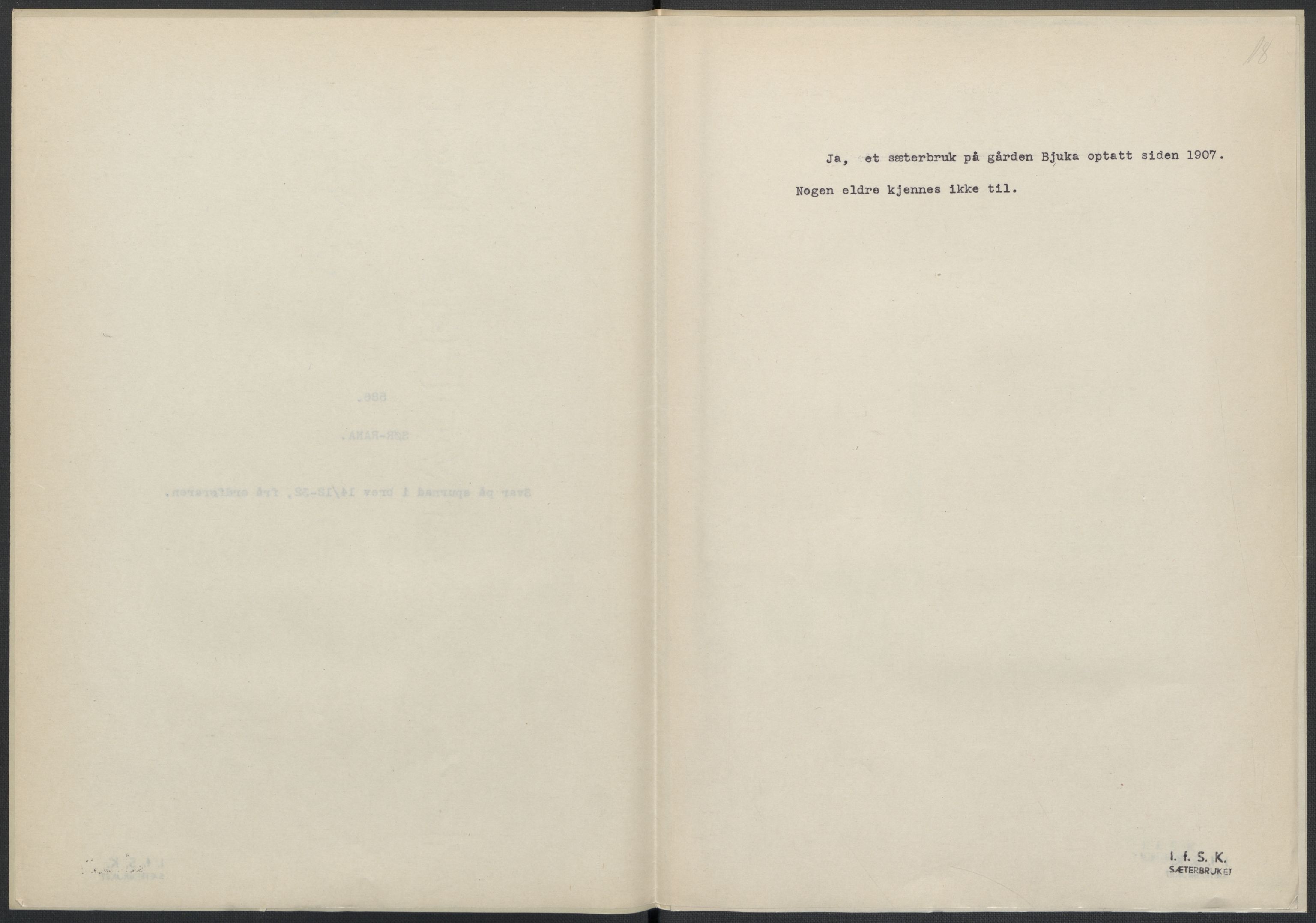 Instituttet for sammenlignende kulturforskning, AV/RA-PA-0424/F/Fc/L0016/0002: Eske B16: / Nordland (perm XLVII), 1932-1936, p. 18