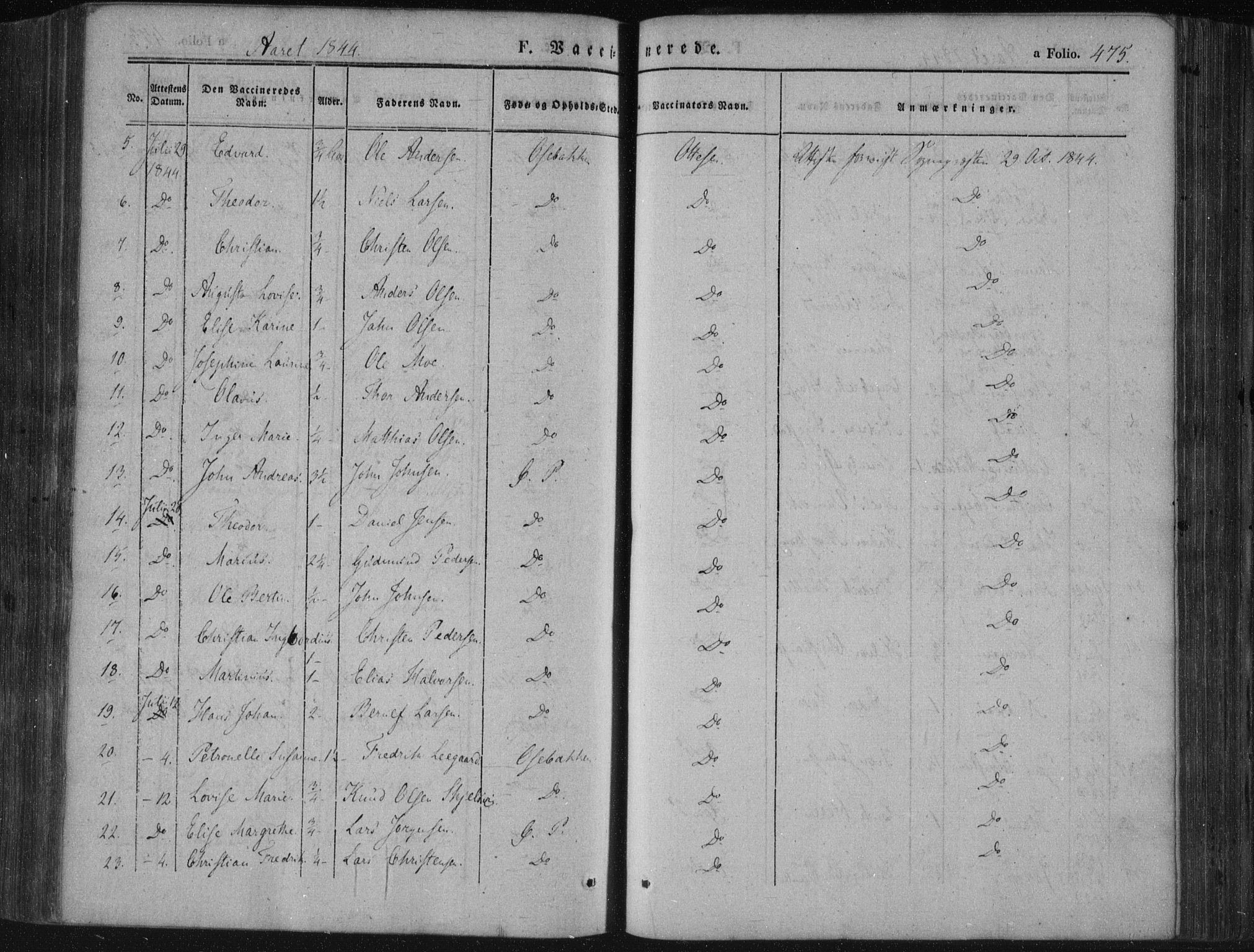 Porsgrunn kirkebøker , AV/SAKO-A-104/F/Fa/L0006: Parish register (official) no. 6, 1841-1857, p. 475