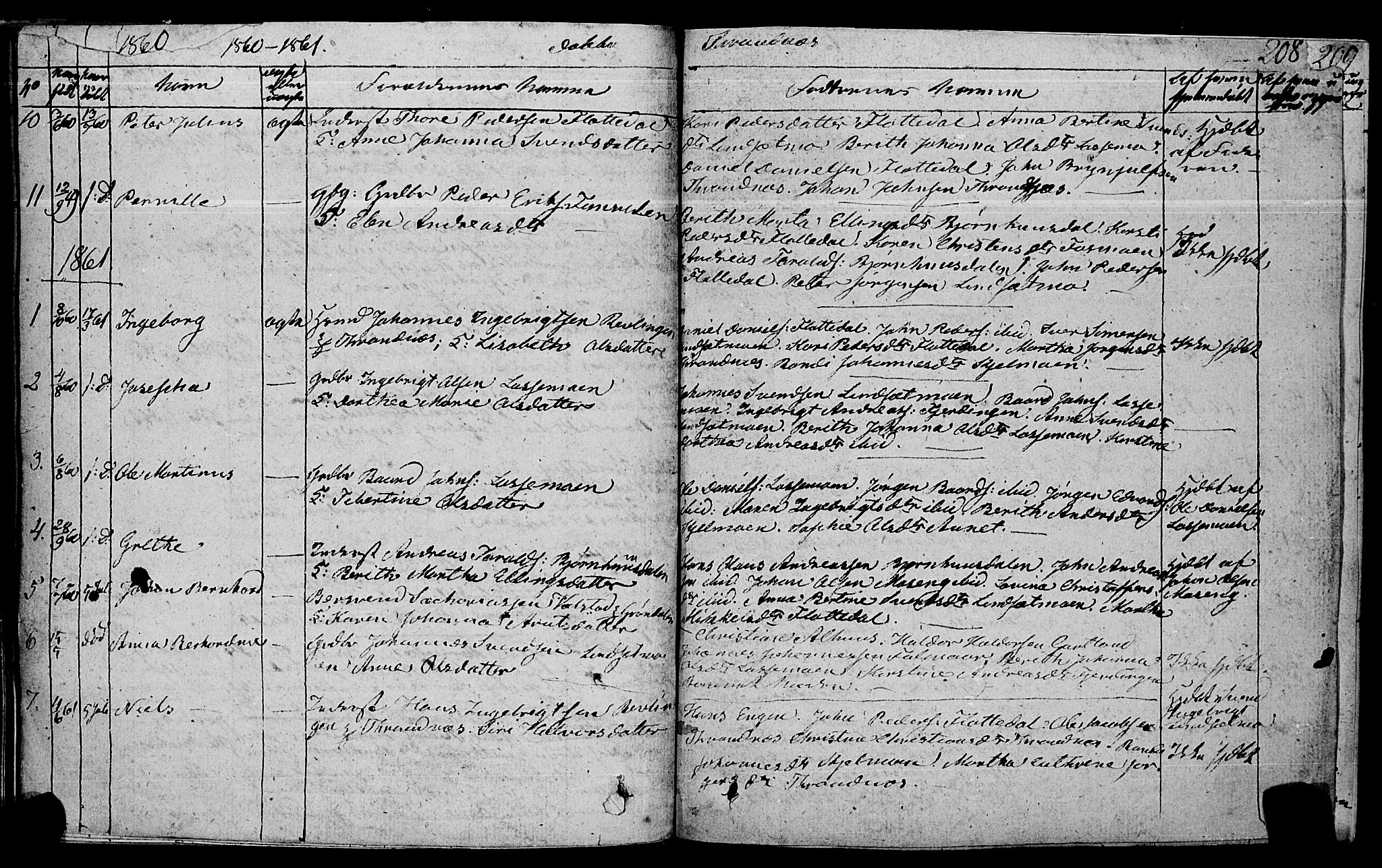 Ministerialprotokoller, klokkerbøker og fødselsregistre - Nord-Trøndelag, SAT/A-1458/762/L0538: Parish register (official) no. 762A02 /2, 1833-1879, p. 208