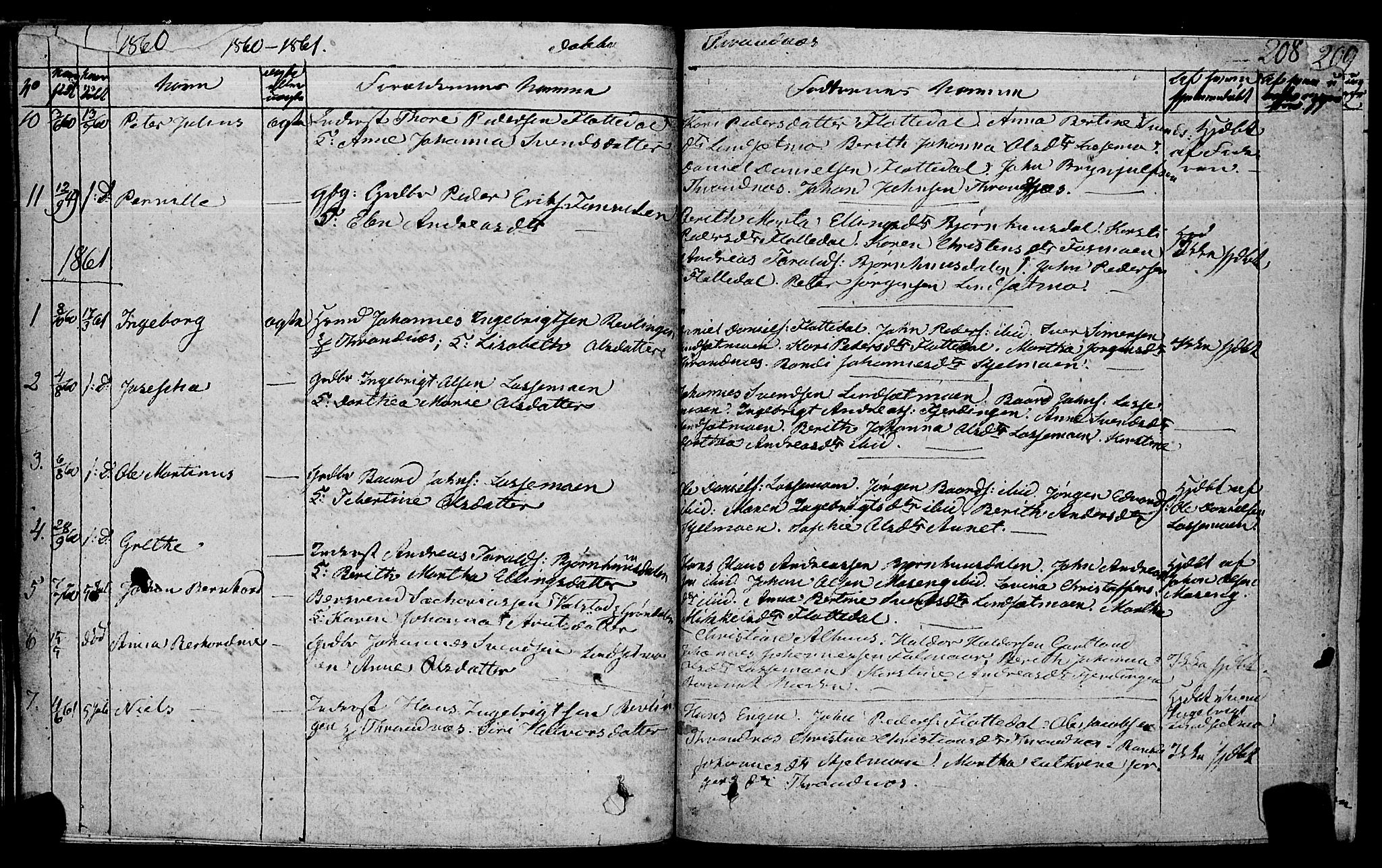 Ministerialprotokoller, klokkerbøker og fødselsregistre - Nord-Trøndelag, AV/SAT-A-1458/762/L0538: Parish register (official) no. 762A02 /2, 1833-1879, p. 208