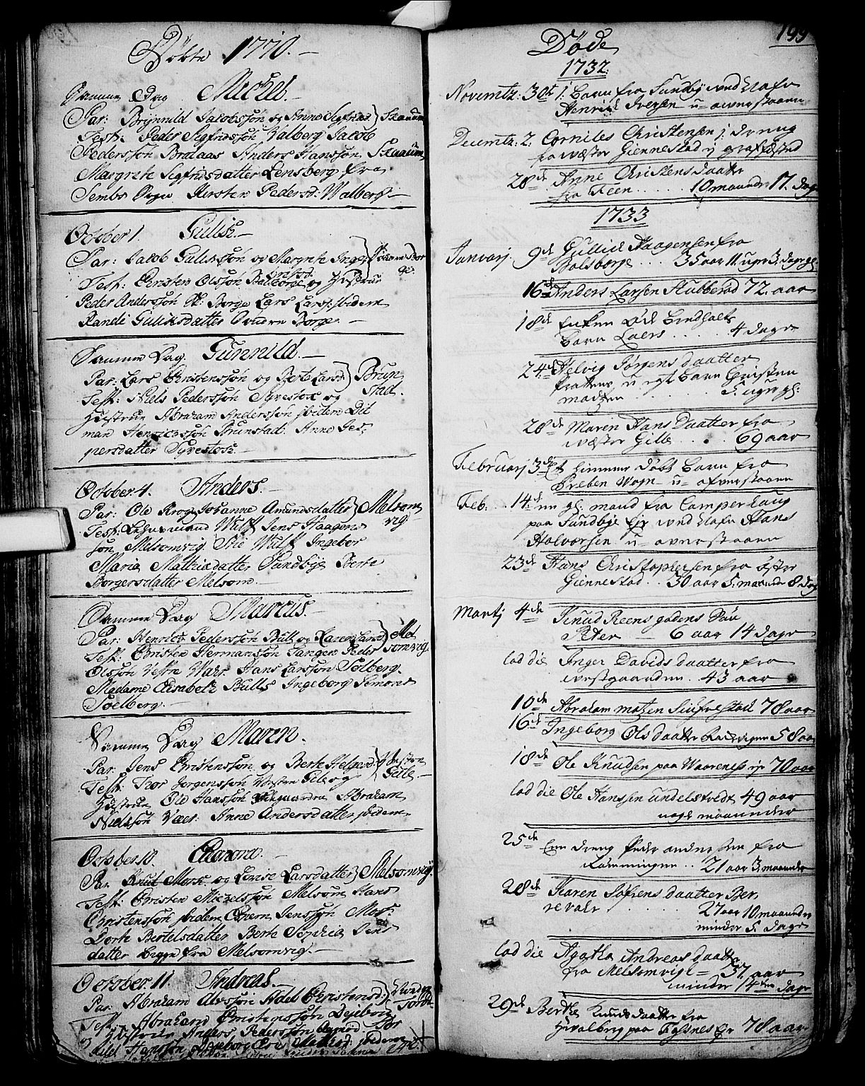 Stokke kirkebøker, SAKO/A-320/F/Fa/L0002: Parish register (official) no. I 2, 1732-1770, p. 199