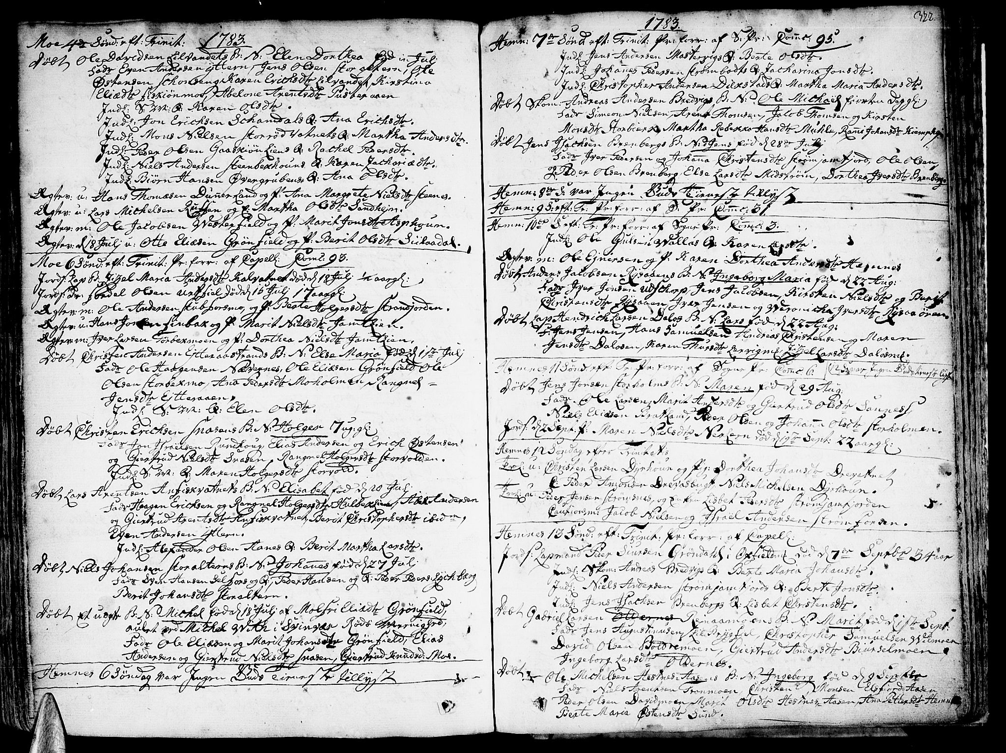 Ministerialprotokoller, klokkerbøker og fødselsregistre - Nordland, SAT/A-1459/825/L0348: Parish register (official) no. 825A04, 1752-1788, p. 322