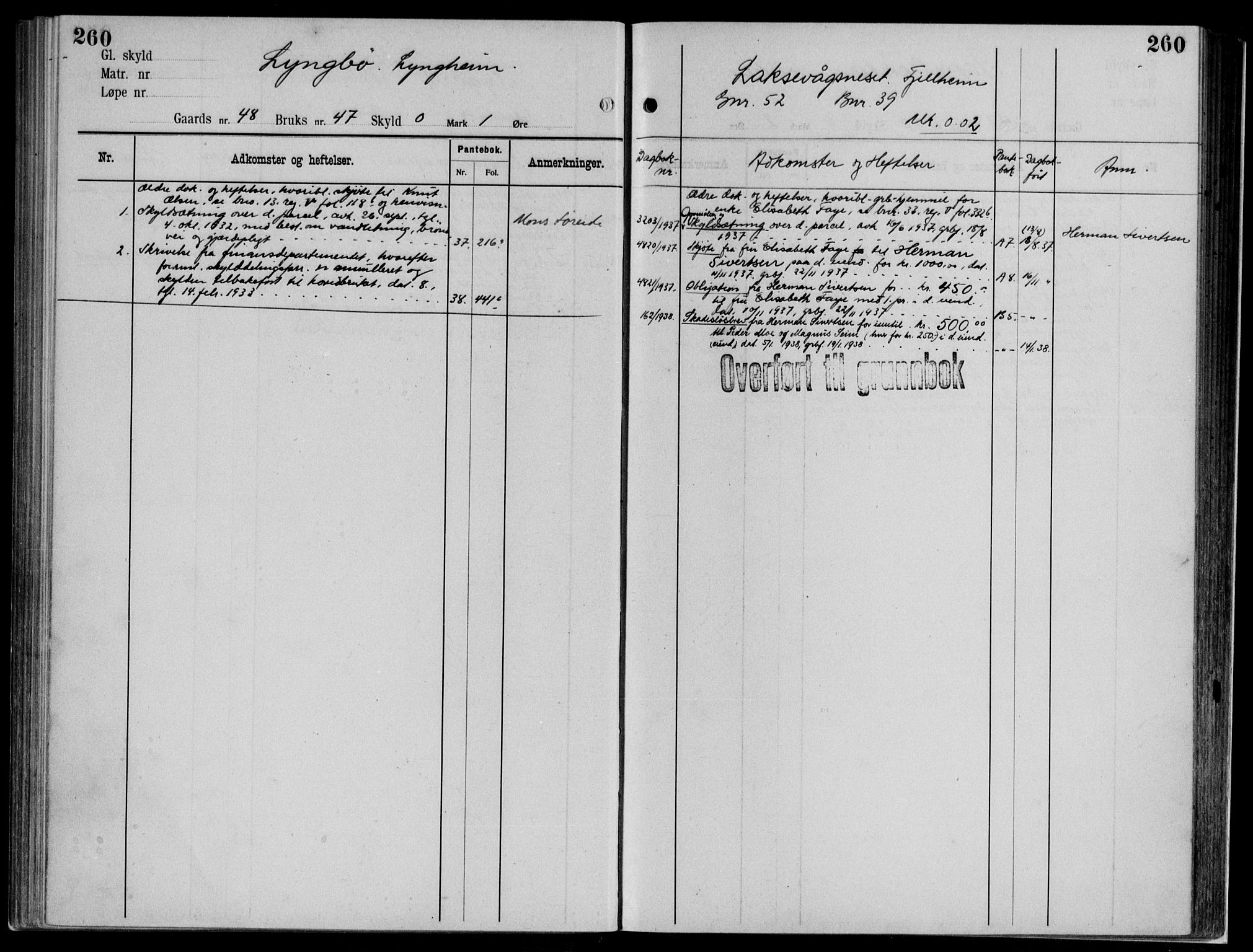 Midhordland sorenskriveri, AV/SAB-A-3001/1/G/Ga/Gab/L0112: Mortgage register no. II.A.b.112, p. 260