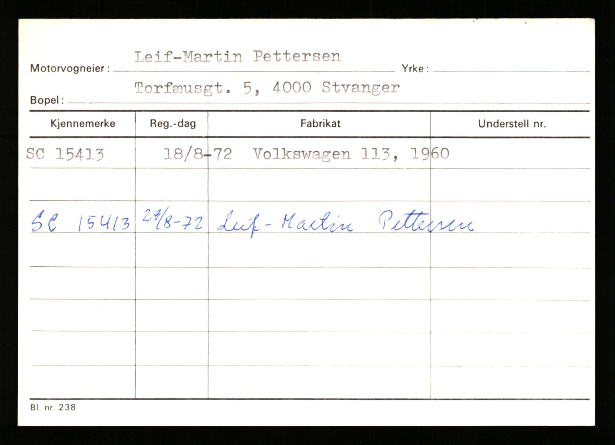 Stavanger trafikkstasjon, AV/SAST-A-101942/0/G/L0003: Registreringsnummer: 10466 - 15496, 1930-1971, p. 3126