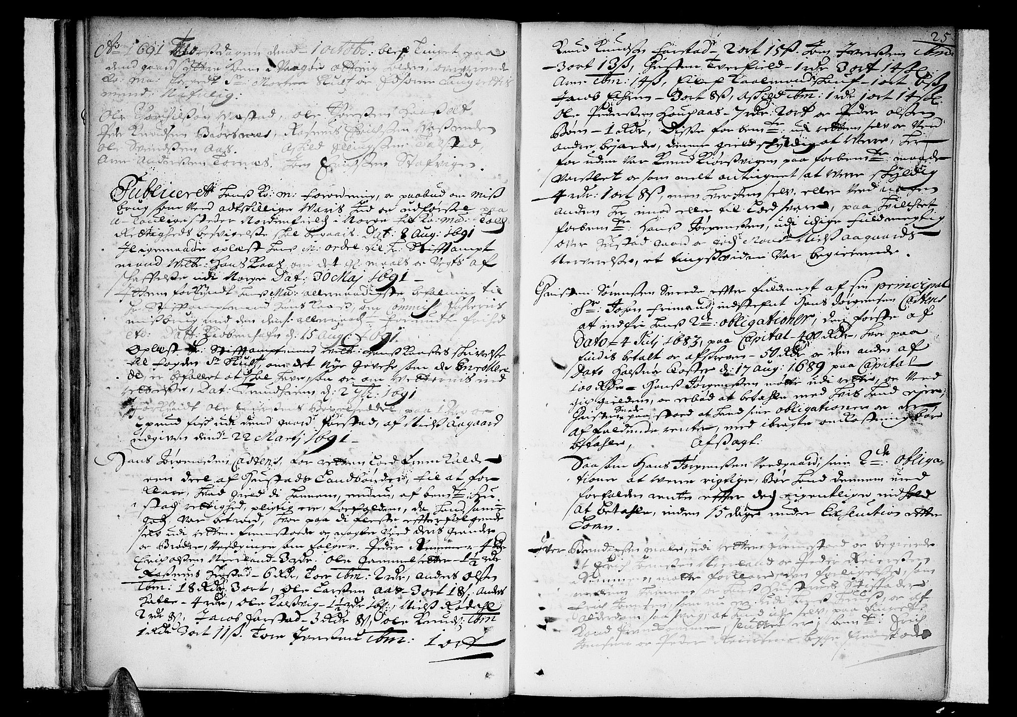 Romsdal sorenskriveri, SAT/A-4149/1/1/1A/L0002: Tingbok, 1690-1693, p. 24b-25a