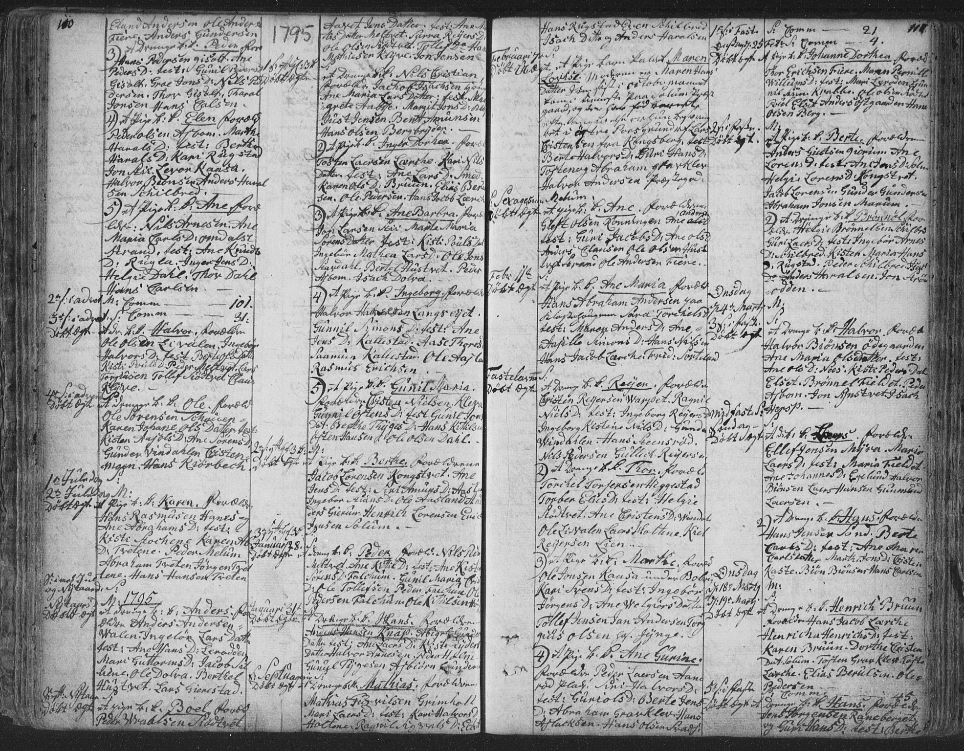 Solum kirkebøker, SAKO/A-306/F/Fa/L0003: Parish register (official) no. I 3, 1761-1814, p. 110-111