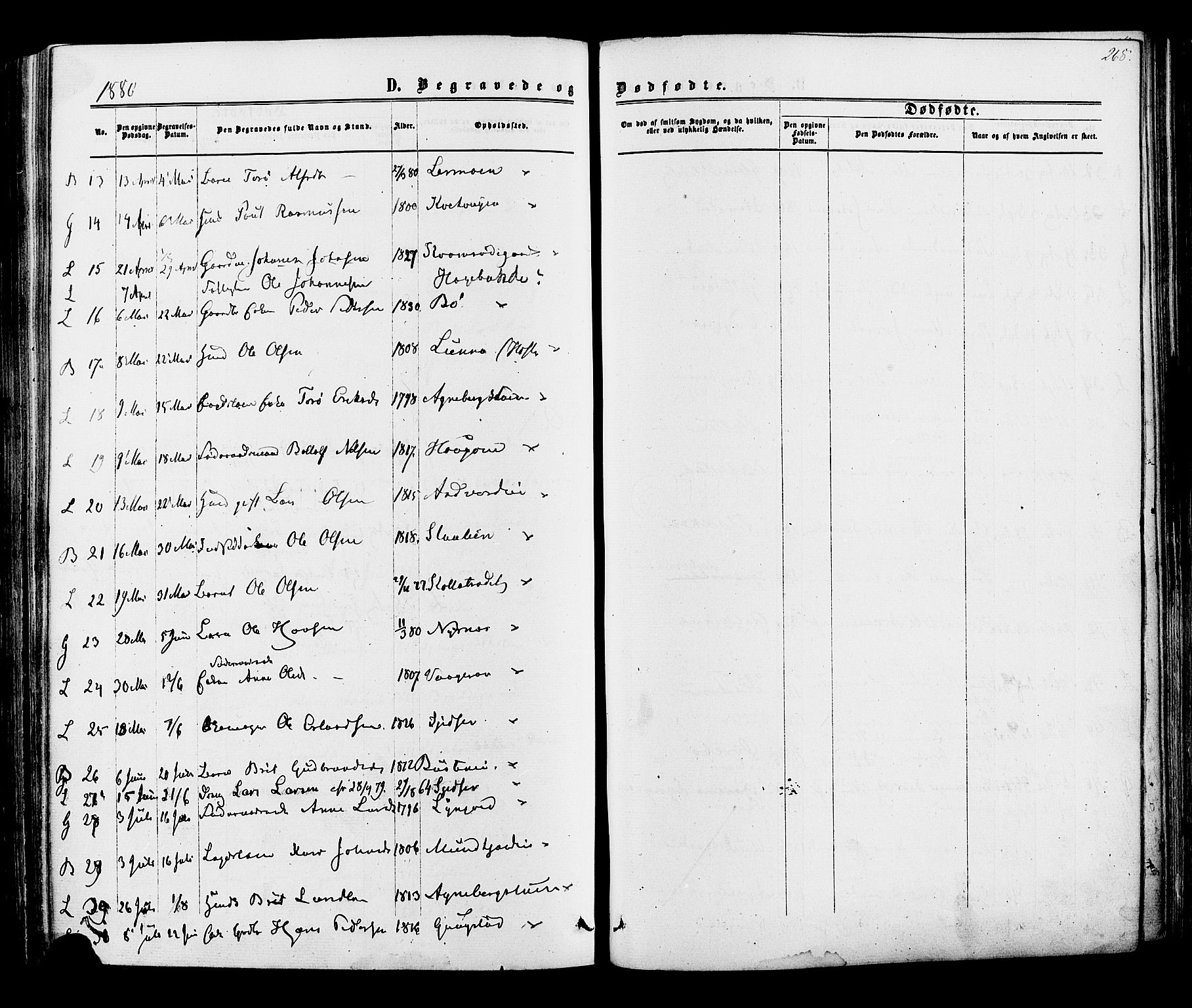 Lom prestekontor, SAH/PREST-070/K/L0007: Parish register (official) no. 7, 1863-1884, p. 268