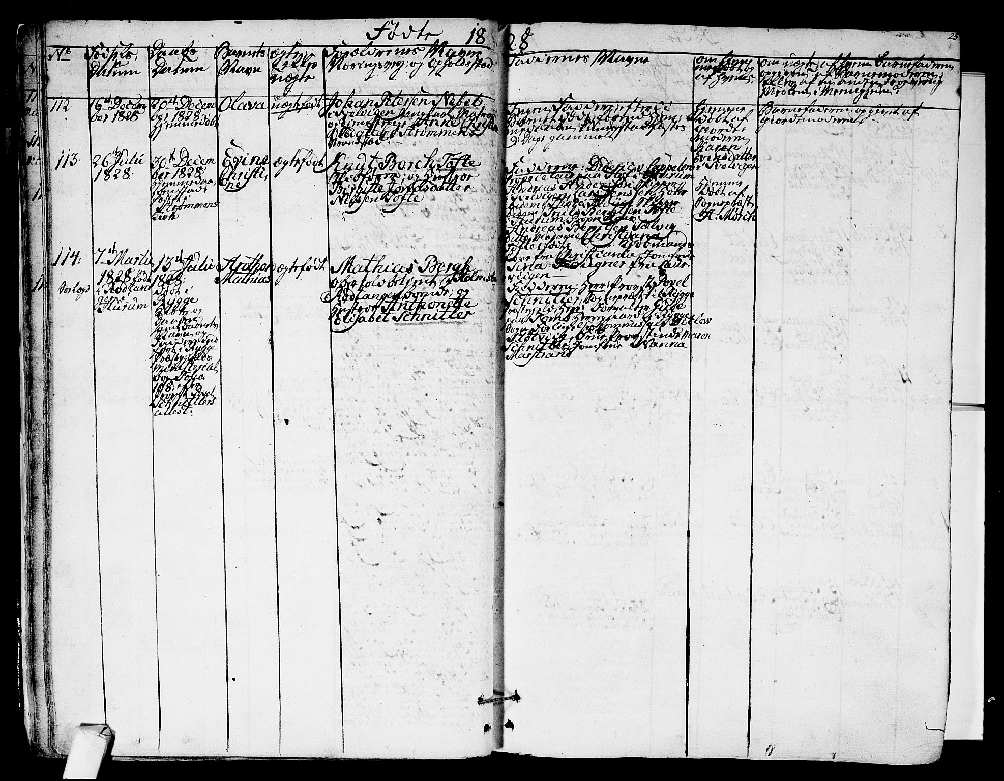 Hurum kirkebøker, AV/SAKO-A-229/F/Fa/L0010: Parish register (official) no. 10, 1827-1846, p. 25