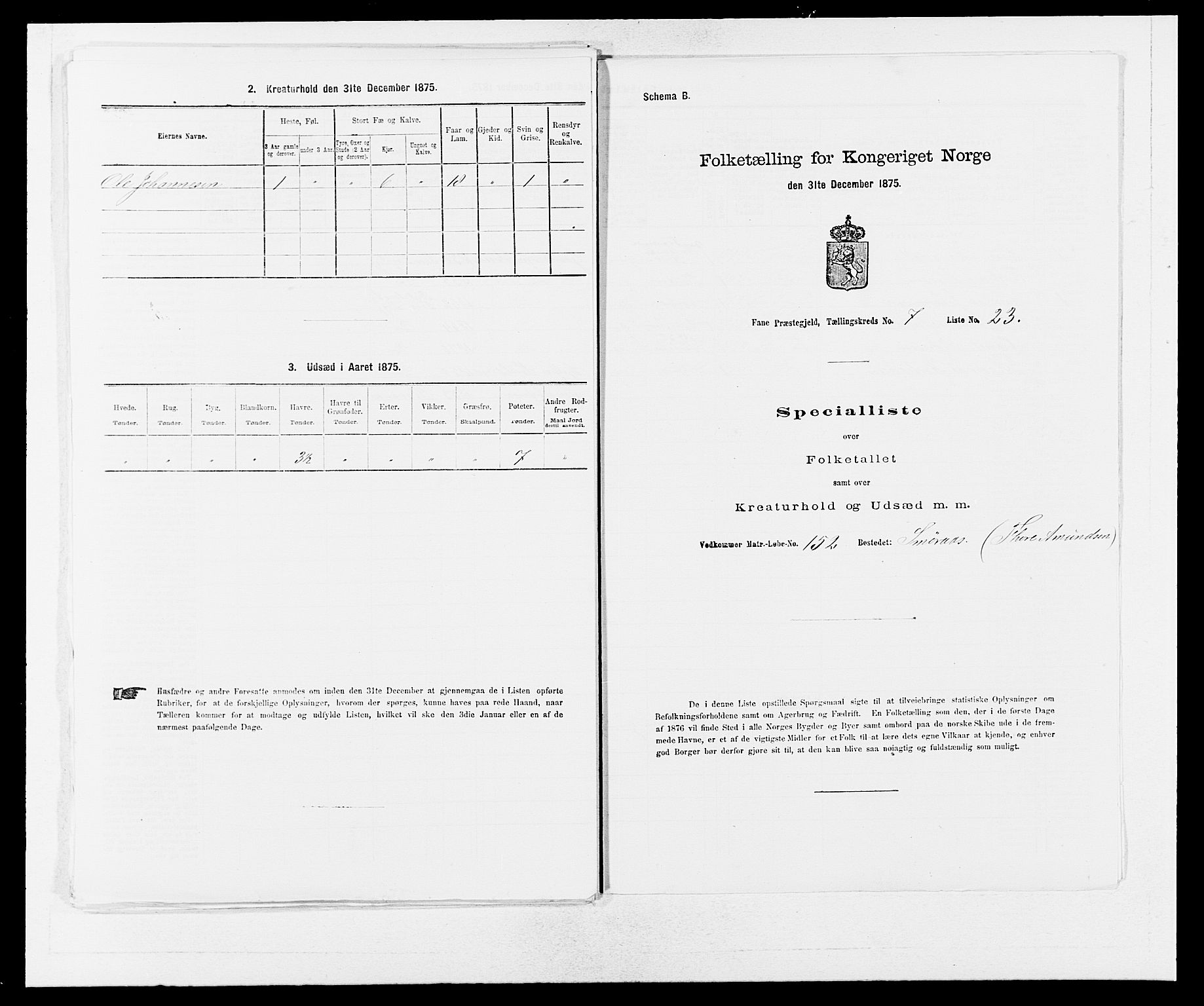 SAB, 1875 census for 1249P Fana, 1875, p. 774