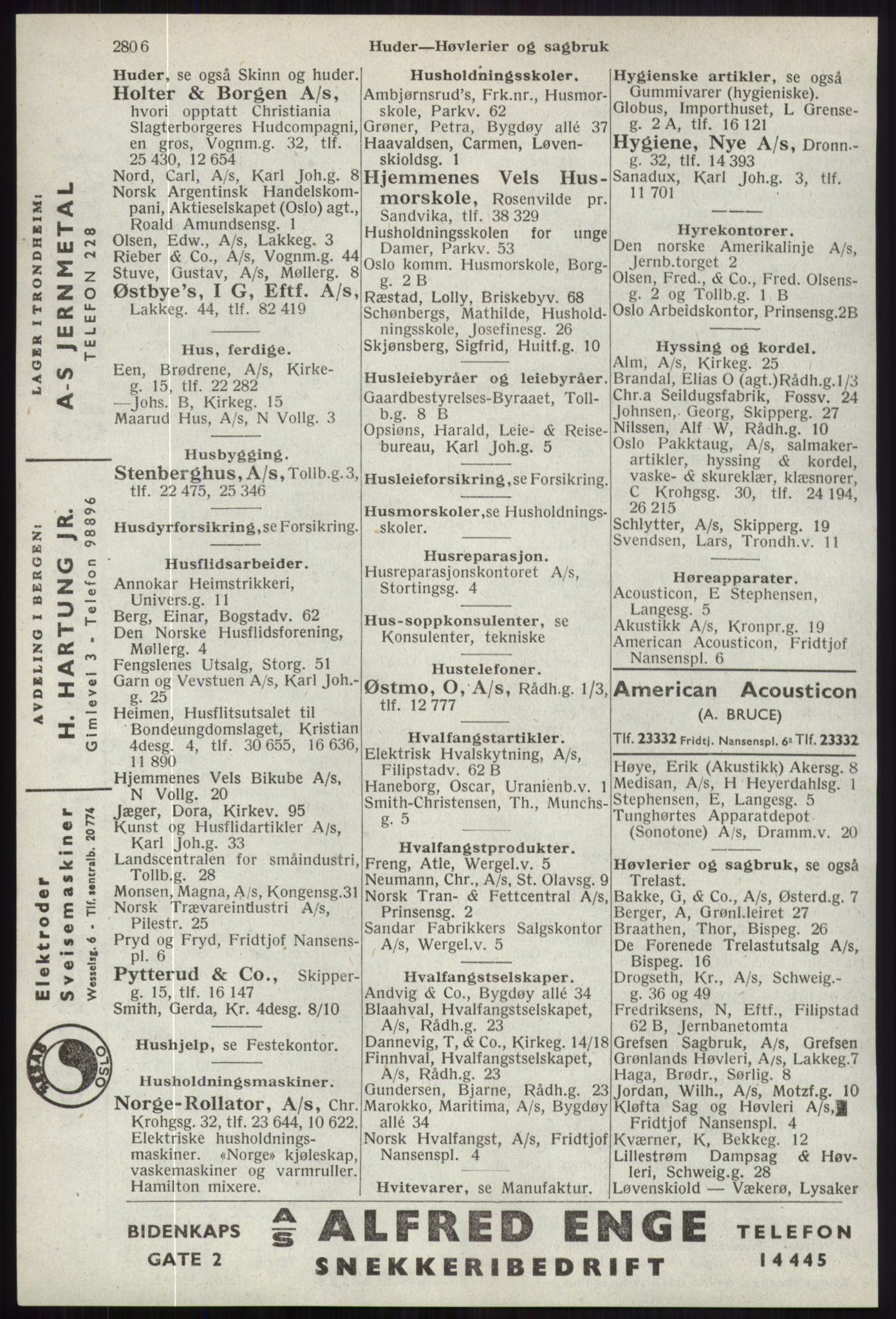 Kristiania/Oslo adressebok, PUBL/-, 1941, p. 2806