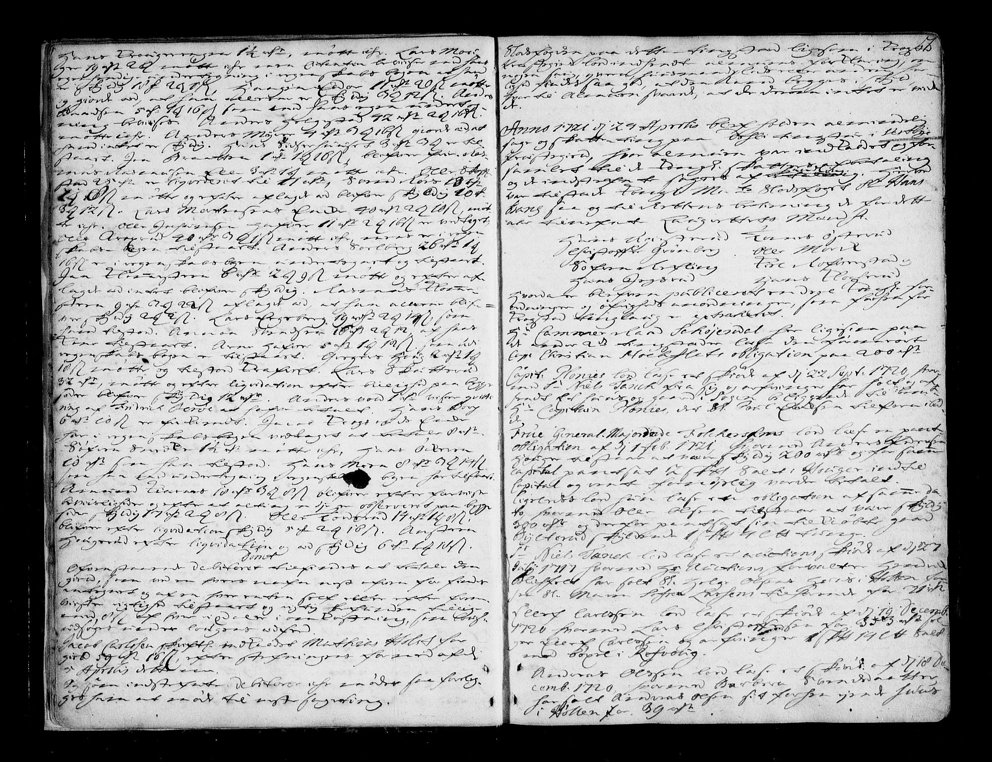 Follo sorenskriveri, AV/SAO-A-10274/F/Fb/Fba/L0033: Tingbok, 1721-1724, p. 6b-7a