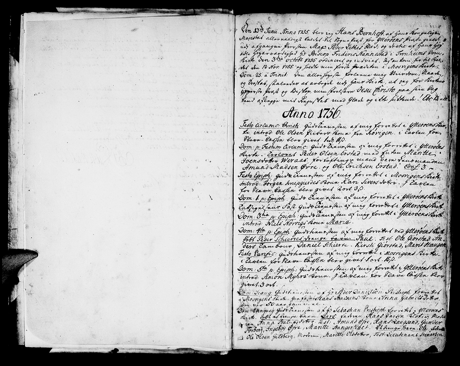 Ministerialprotokoller, klokkerbøker og fødselsregistre - Nord-Trøndelag, SAT/A-1458/722/L0216: Parish register (official) no. 722A03, 1756-1816, p. 2