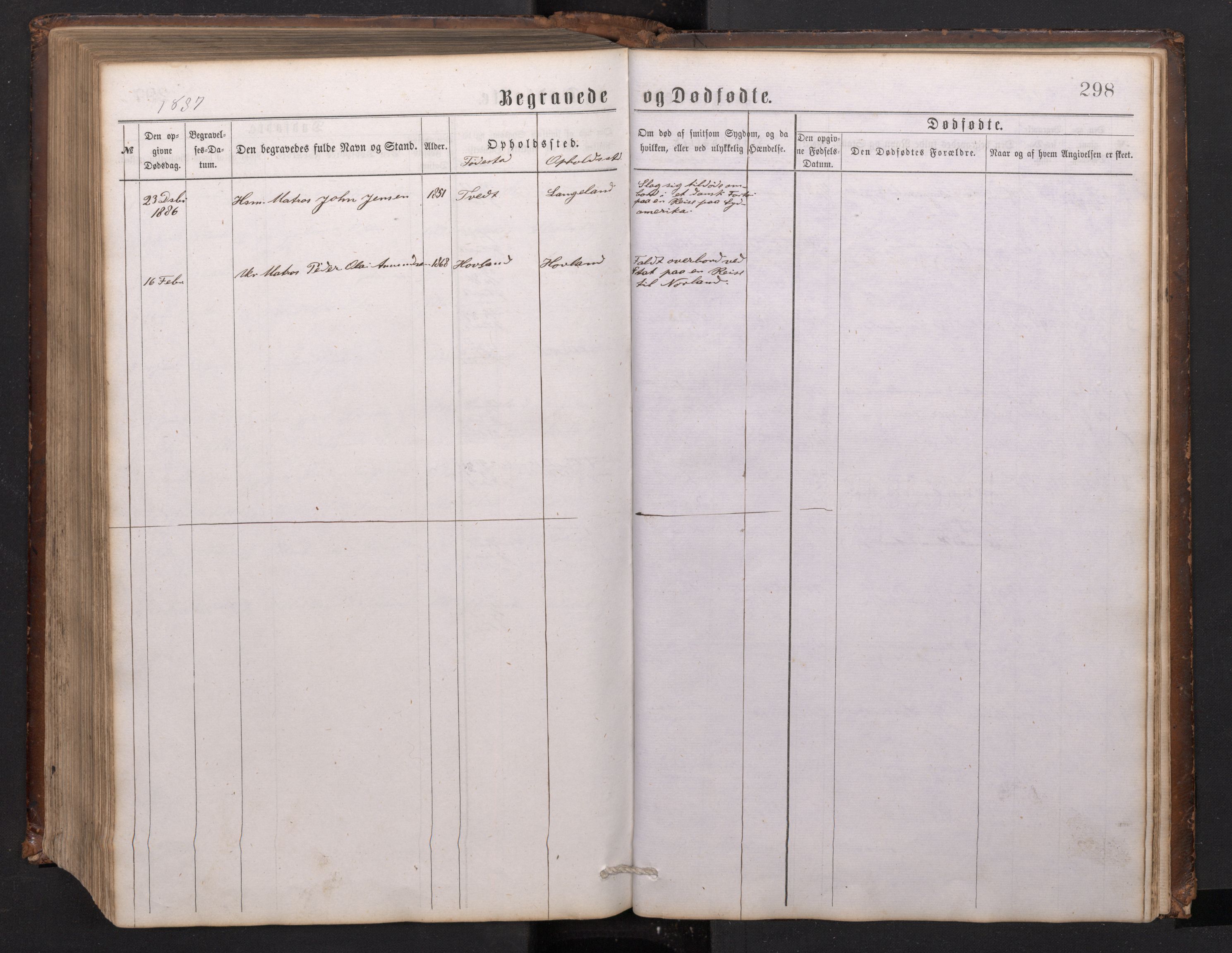 Tysnes sokneprestembete, AV/SAB-A-78601/H/Hab: Parish register (copy) no. C 1, 1873-1895, p. 297b-298a