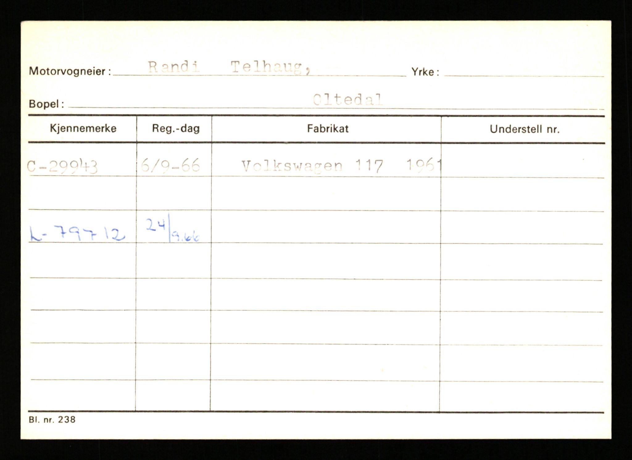 Stavanger trafikkstasjon, AV/SAST-A-101942/0/G/L0005: Registreringsnummer: 23000 - 34245, 1930-1971, p. 2137