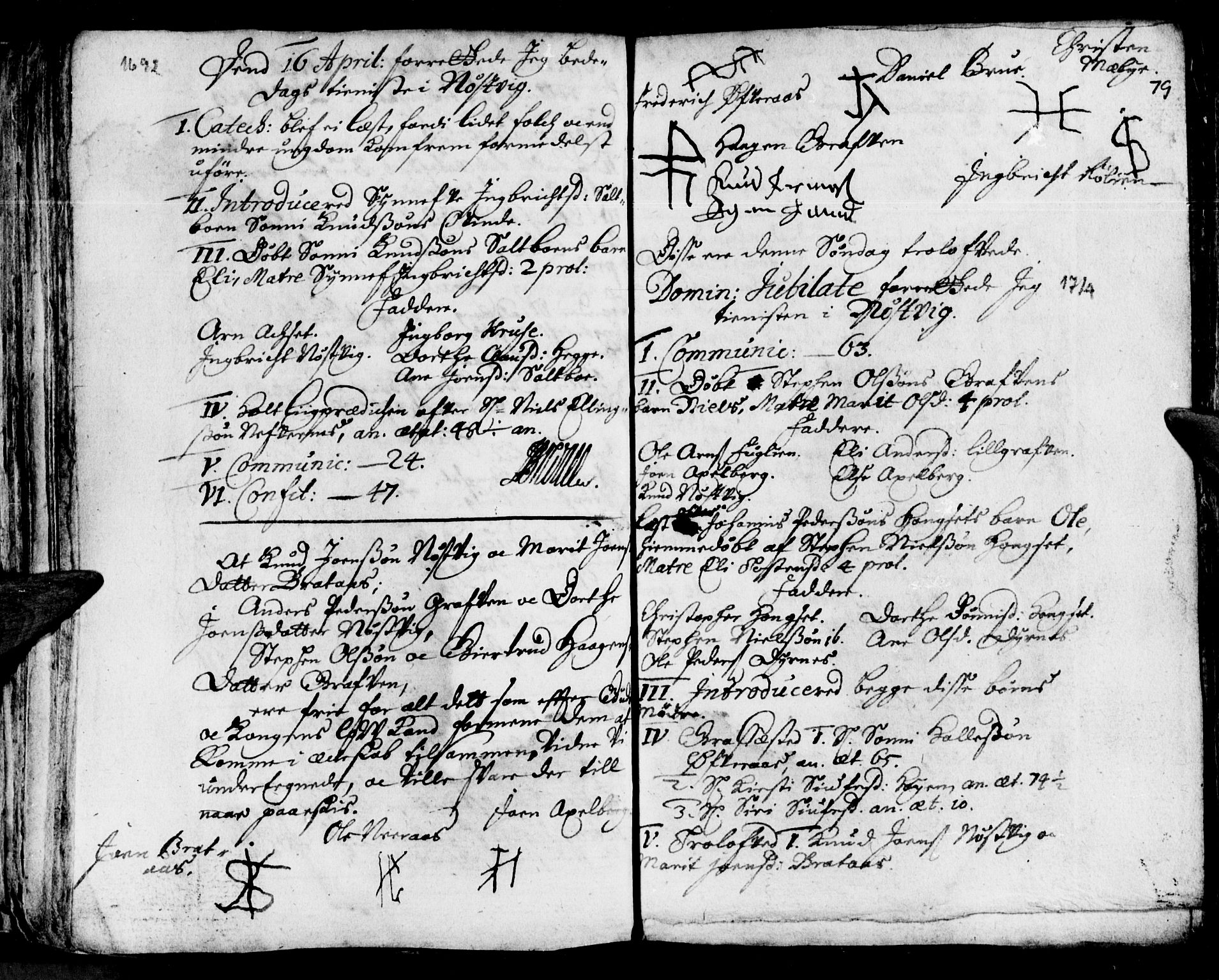 Ministerialprotokoller, klokkerbøker og fødselsregistre - Nordland, AV/SAT-A-1459/814/L0220: Parish register (official) no. 814A01, 1677-1717, p. 79