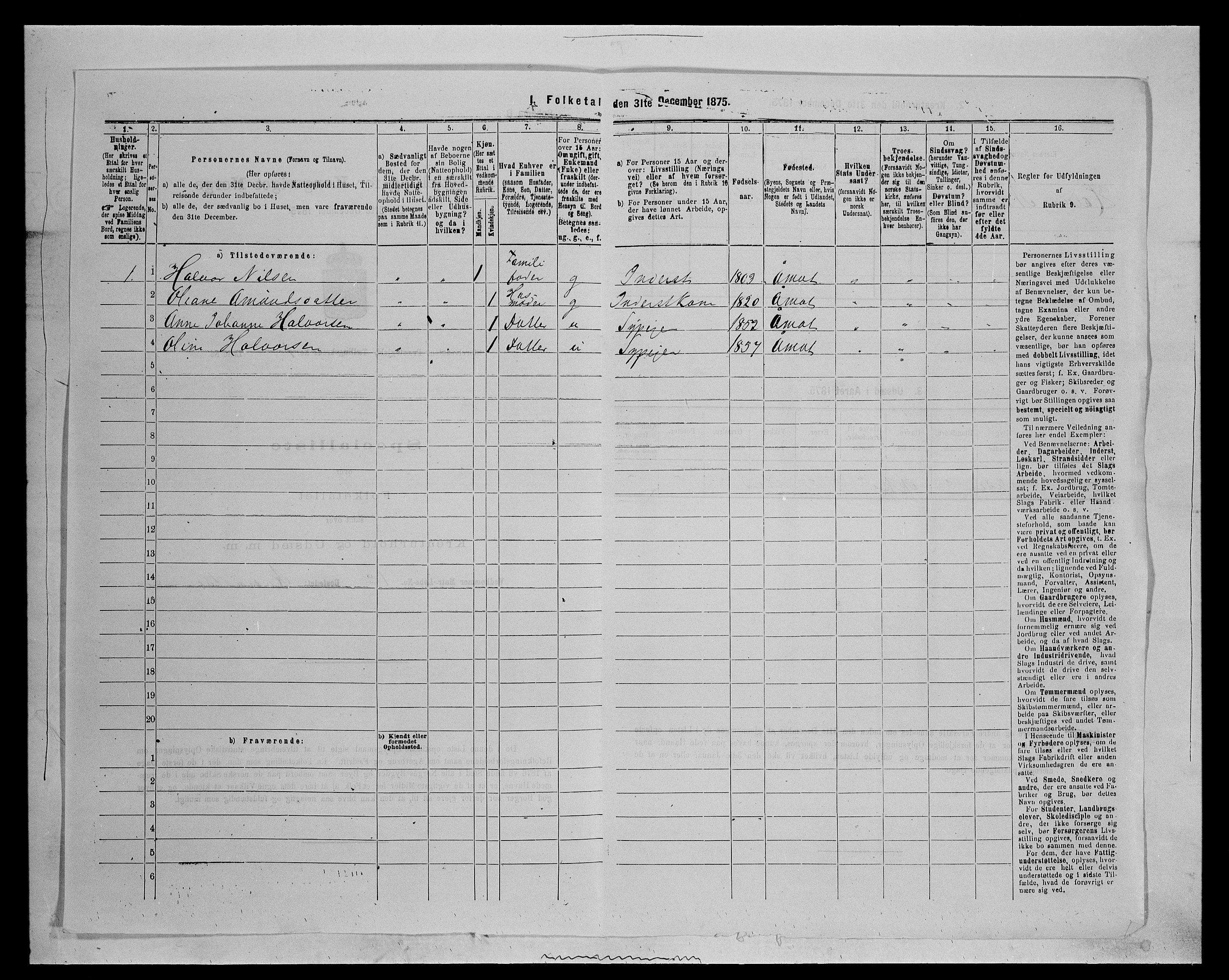 SAH, 1875 census for 0430P Stor-Elvdal, 1875, p. 64