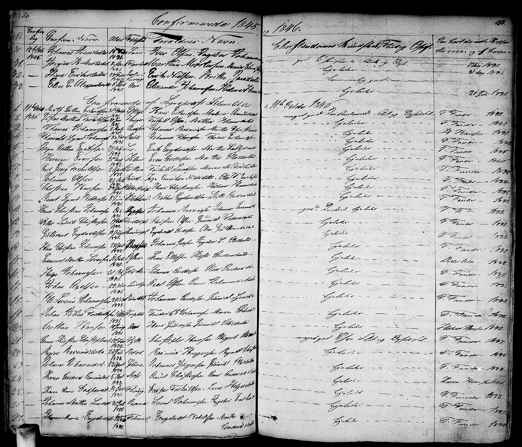 Vestby prestekontor Kirkebøker, SAO/A-10893/F/Fa/L0006: Parish register (official) no. I 6, 1827-1849, p. 153