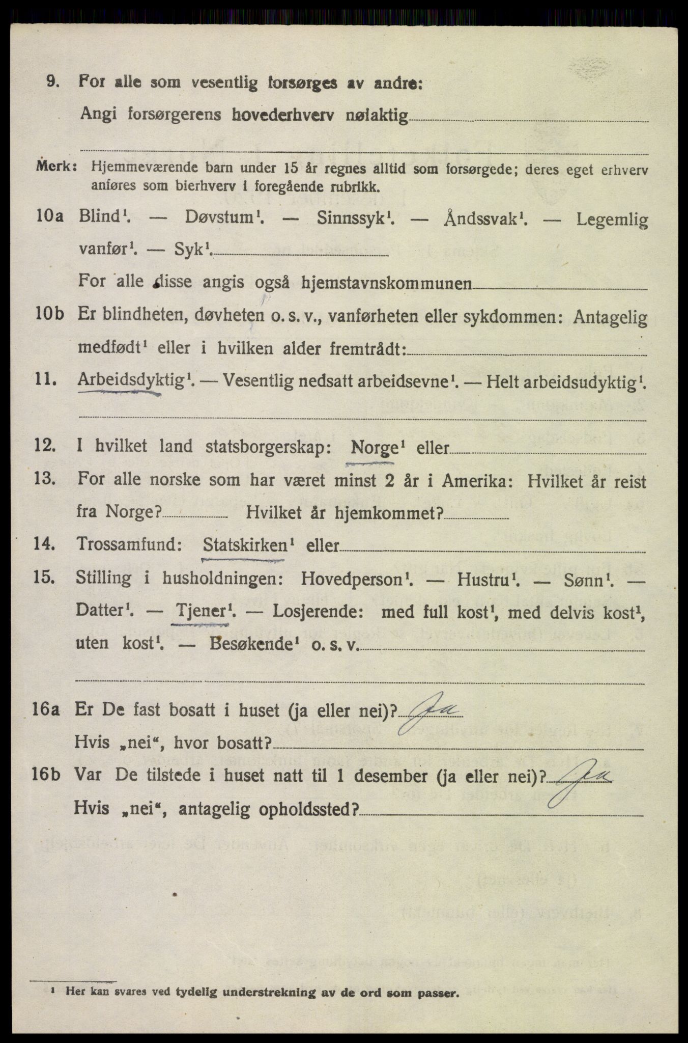 SAH, 1920 census for Vestre Gausdal, 1920, p. 2332