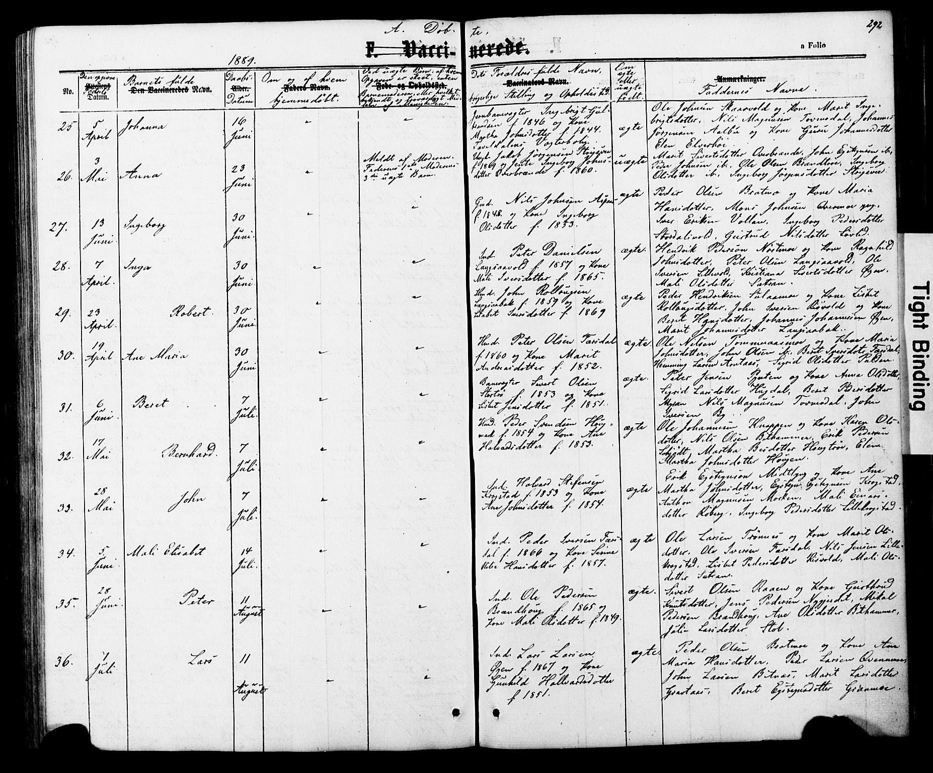 Ministerialprotokoller, klokkerbøker og fødselsregistre - Nord-Trøndelag, AV/SAT-A-1458/706/L0049: Parish register (copy) no. 706C01, 1864-1895, p. 292