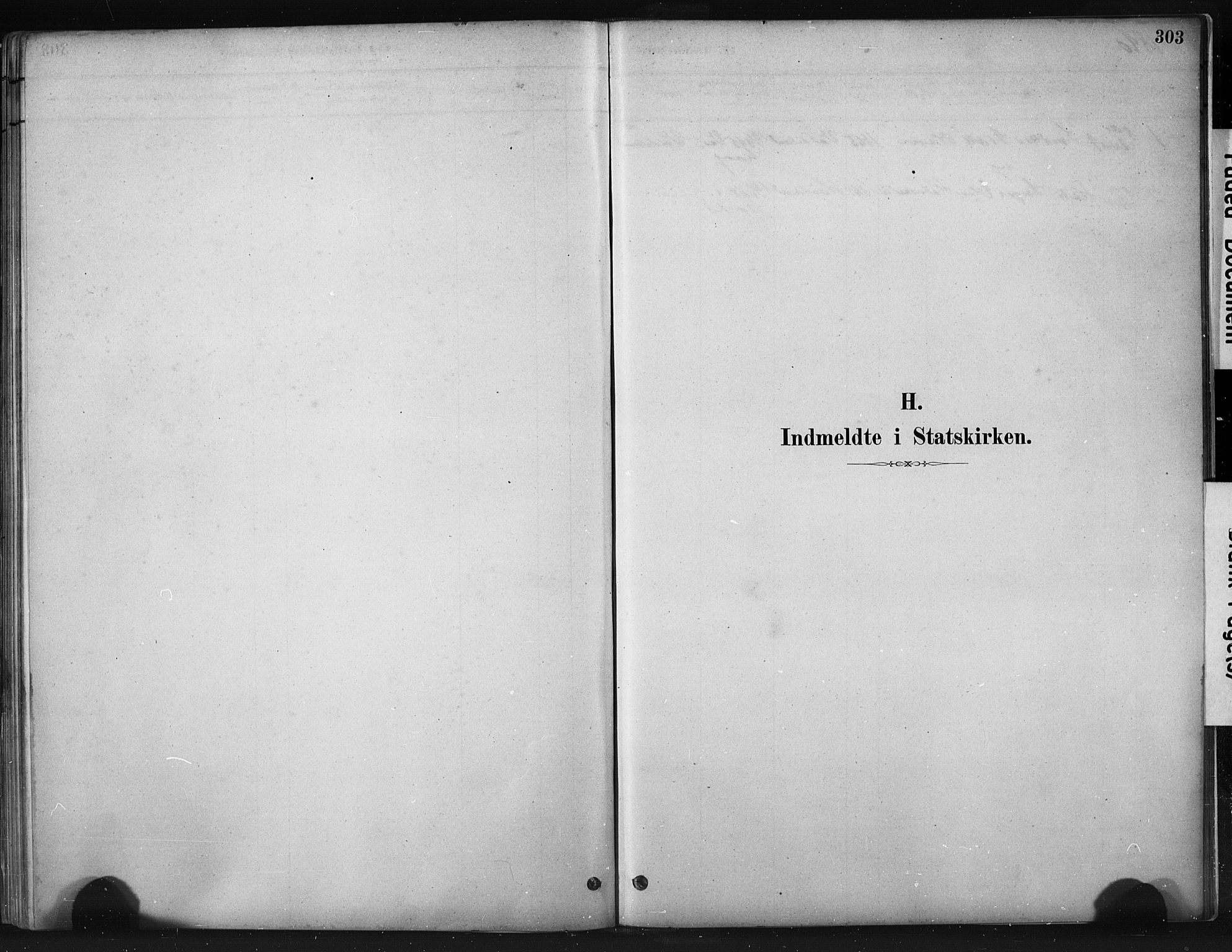 Hå sokneprestkontor, SAST/A-101801/001/30BA/L0011: Parish register (official) no. A 10, 1879-1900, p. 303