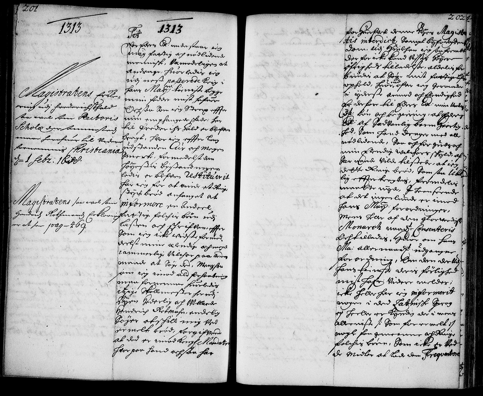 Stattholderembetet 1572-1771, AV/RA-EA-2870/Ae/L0005: Supplikasjons- og resolusjonsprotokoll, 1687-1688, p. 201-202