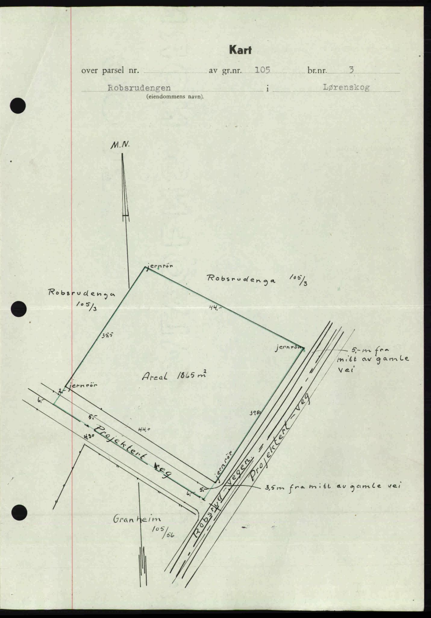 Nedre Romerike sorenskriveri, AV/SAO-A-10469/G/Gb/Gbd/L0017: Mortgage book no. 17, 1946-1946, Diary no: : 3545/1946