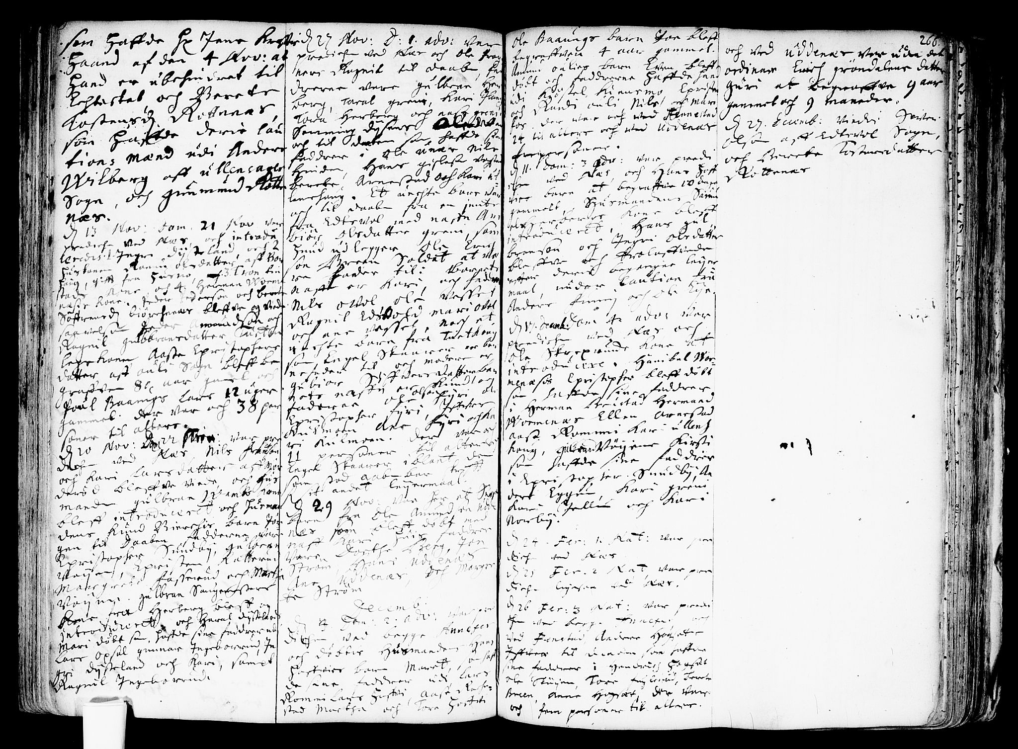 Nes prestekontor Kirkebøker, SAO/A-10410/F/Fa/L0001: Parish register (official) no. I 1, 1689-1716, p. 266