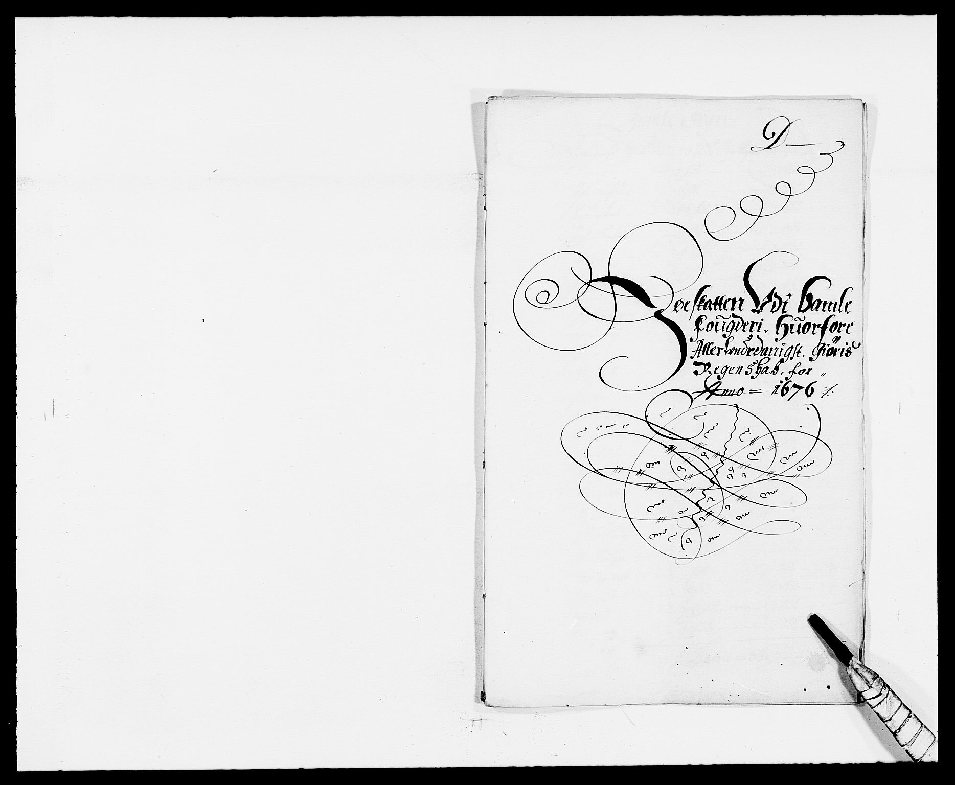 Rentekammeret inntil 1814, Reviderte regnskaper, Fogderegnskap, RA/EA-4092/R34/L2043: Fogderegnskap Bamble, 1676-1677, p. 88