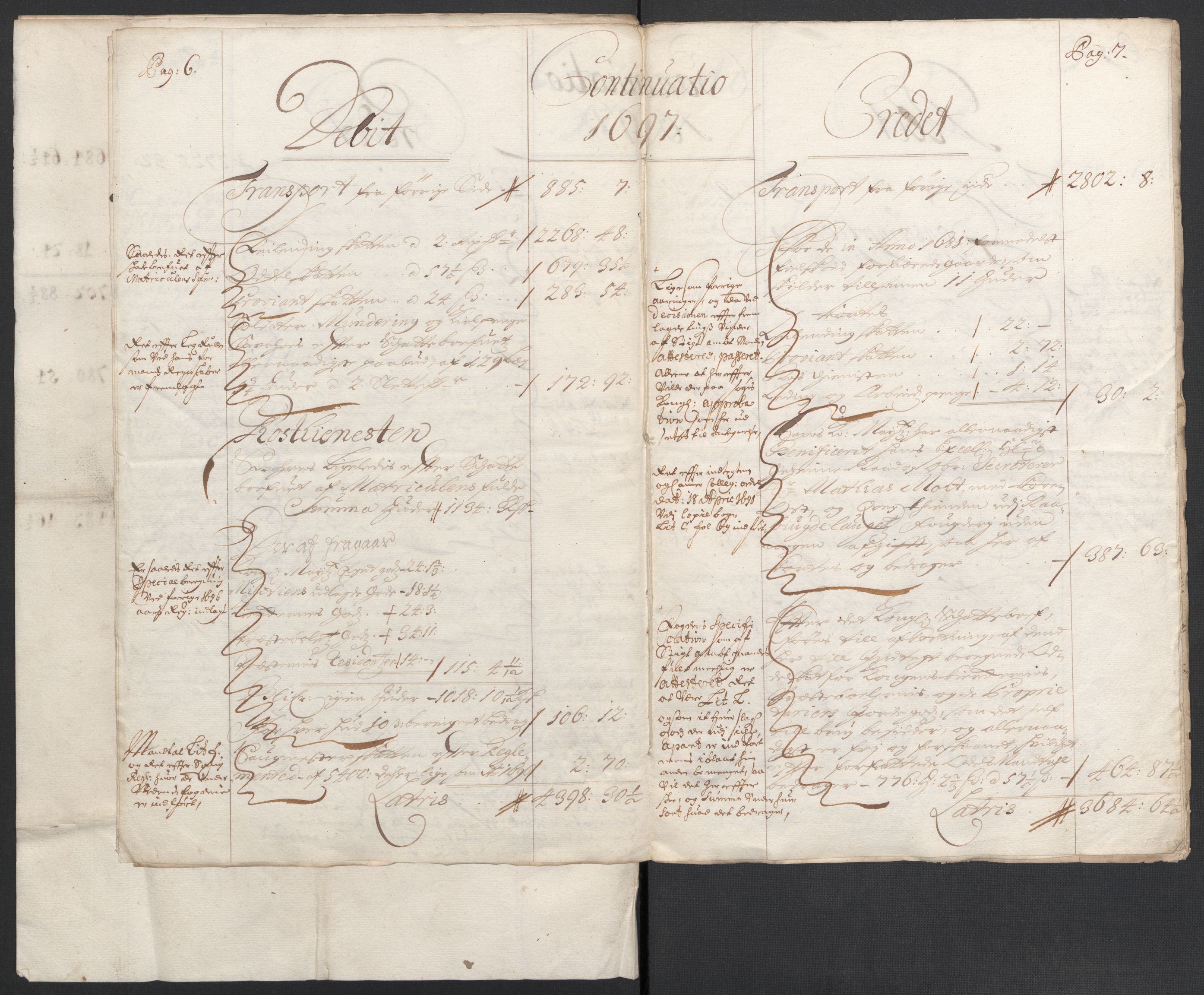 Rentekammeret inntil 1814, Reviderte regnskaper, Fogderegnskap, AV/RA-EA-4092/R40/L2445: Fogderegnskap Råbyggelag, 1697-1699, p. 10