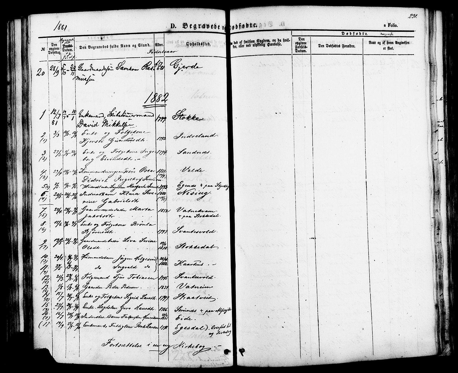 Skjold sokneprestkontor, AV/SAST-A-101847/H/Ha/Haa/L0007: Parish register (official) no. A 7, 1857-1882, p. 231