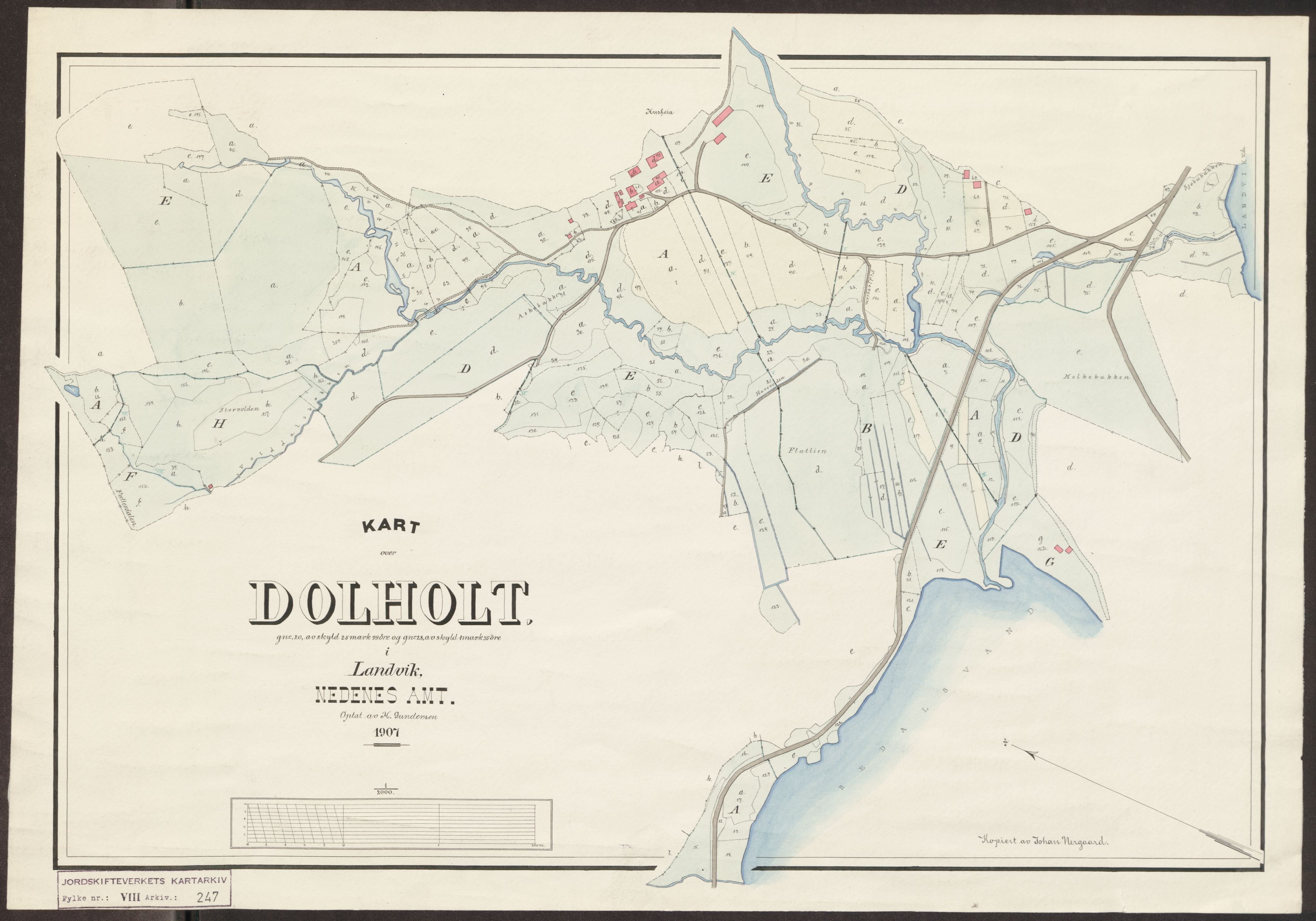Jordskifteverkets kartarkiv, AV/RA-S-3929/T, 1859-1988, p. 283