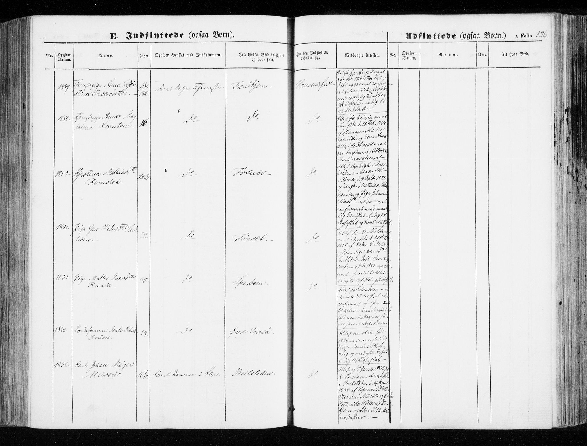 Hammerfest sokneprestkontor, SATØ/S-1347/H/Ha/L0004.kirke: Parish register (official) no. 4, 1843-1856, p. 326