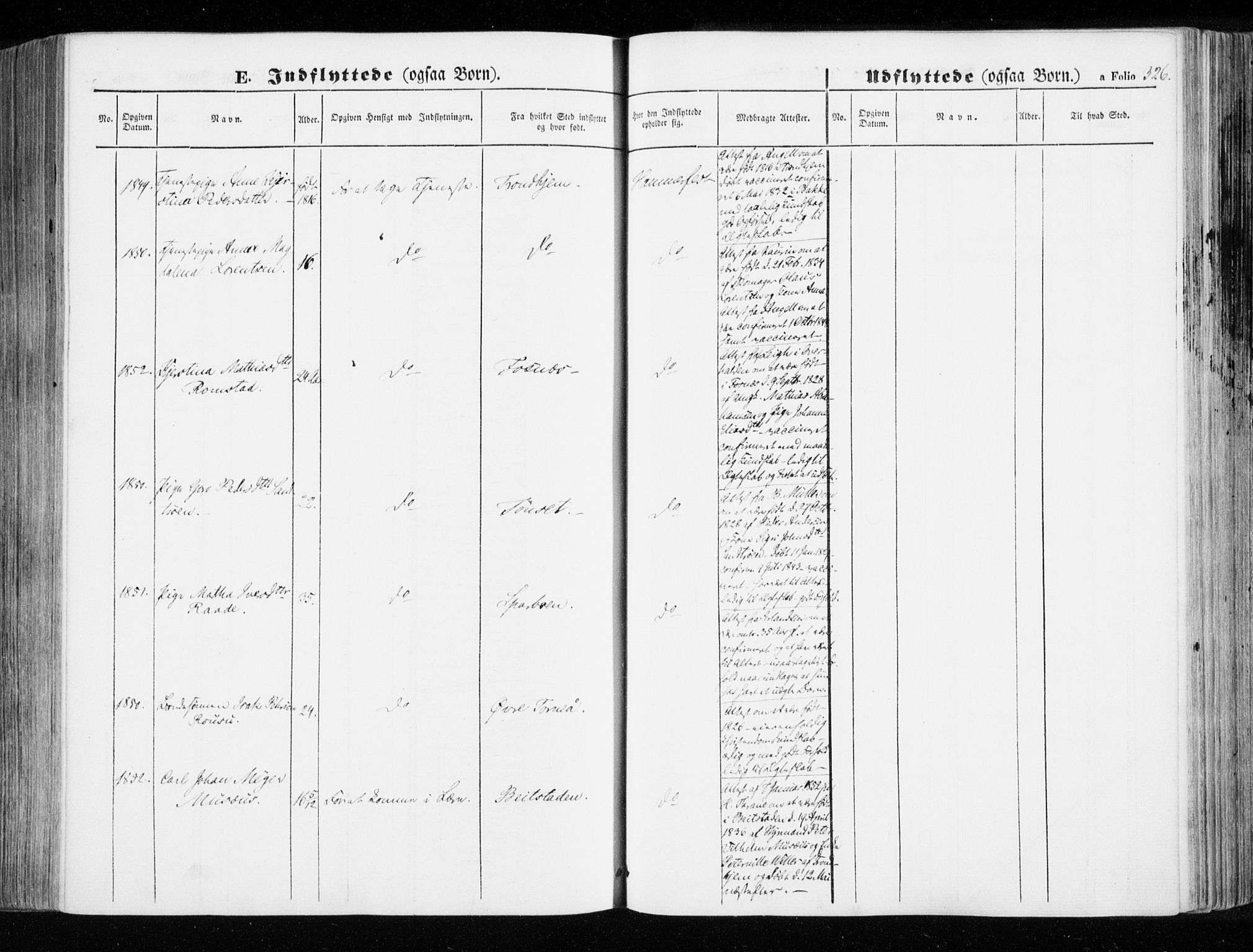 Hammerfest sokneprestkontor, AV/SATØ-S-1347/H/Ha/L0004.kirke: Parish register (official) no. 4, 1843-1856, p. 326