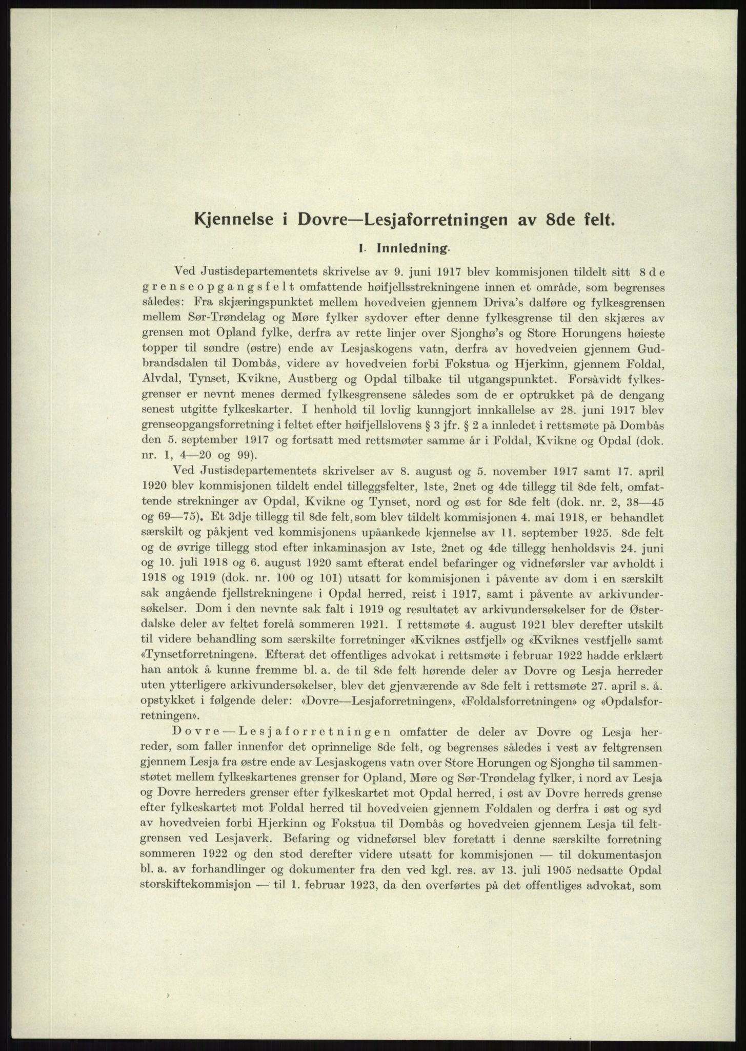 Høyfjellskommisjonen, AV/RA-S-1546/X/Xa/L0001: Nr. 1-33, 1909-1953, p. 3676